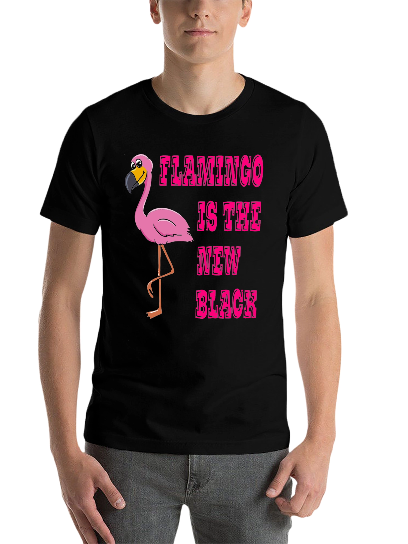 Black Flamingo is the New Black T-Shirt view 7