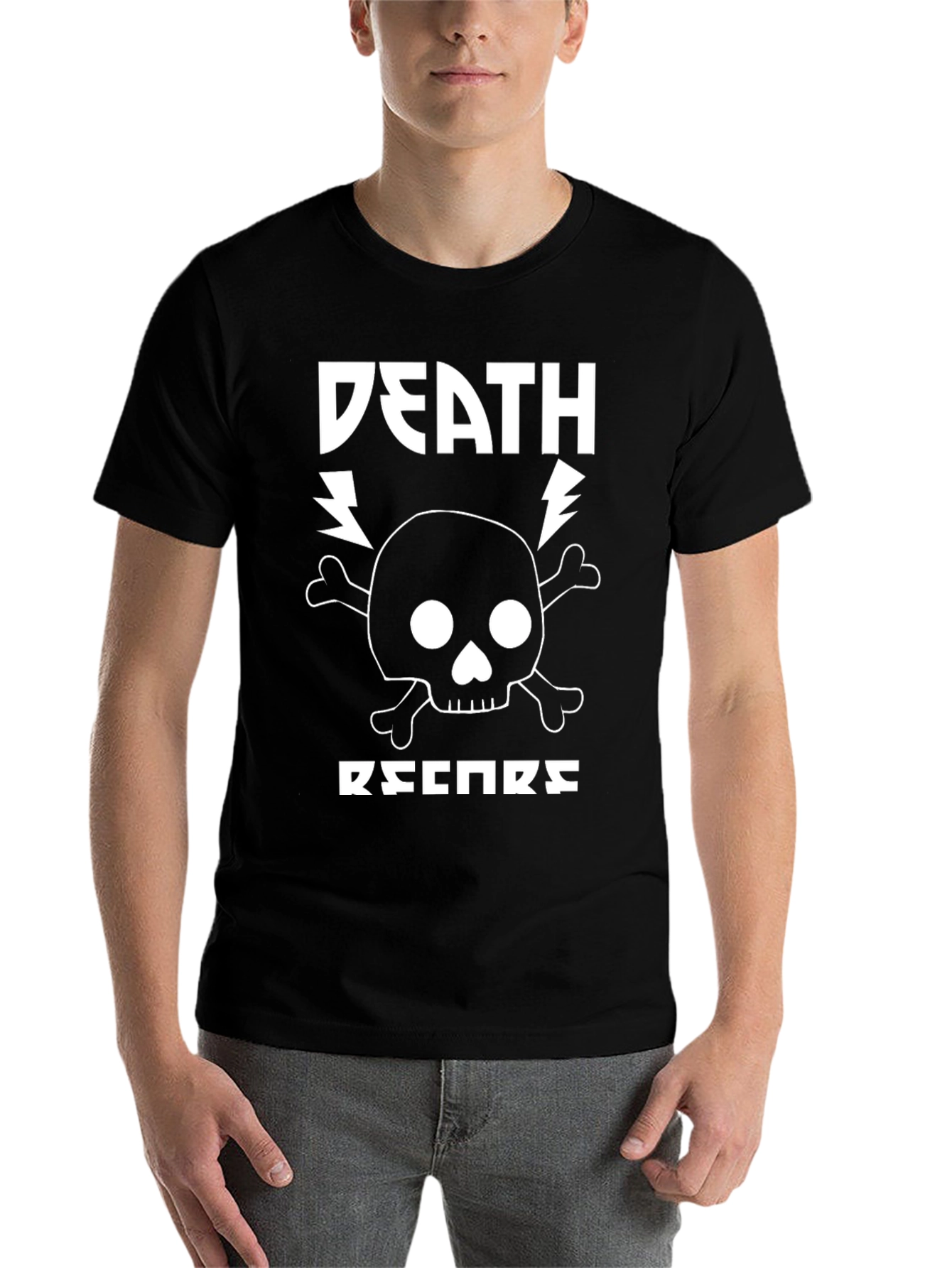 Black Death Records Graphic Print T-Shirt view 7