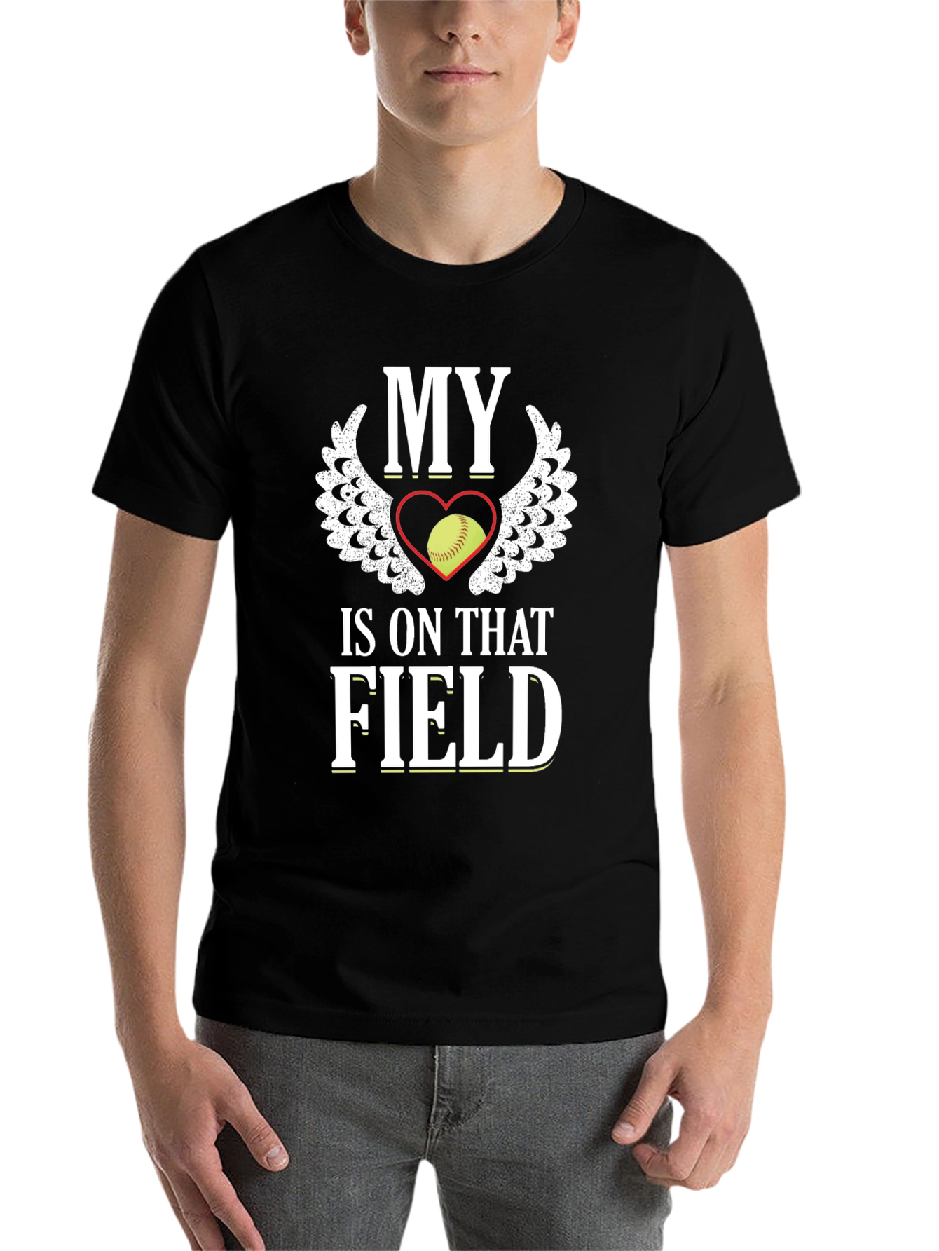 Black My Heart is on That Field Tee view 7