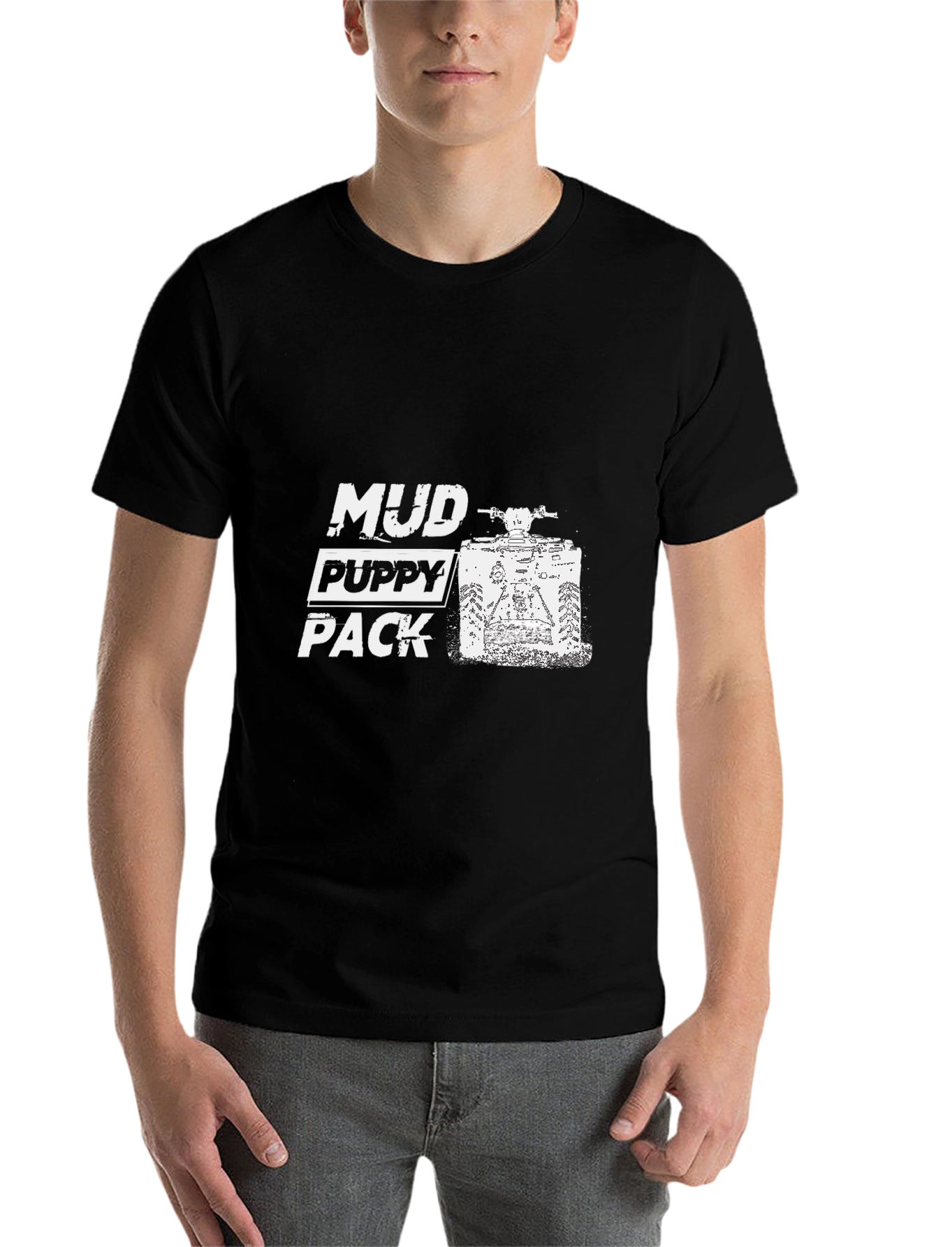 Black Mud Puppy Pack Black Graphic Tee view 7