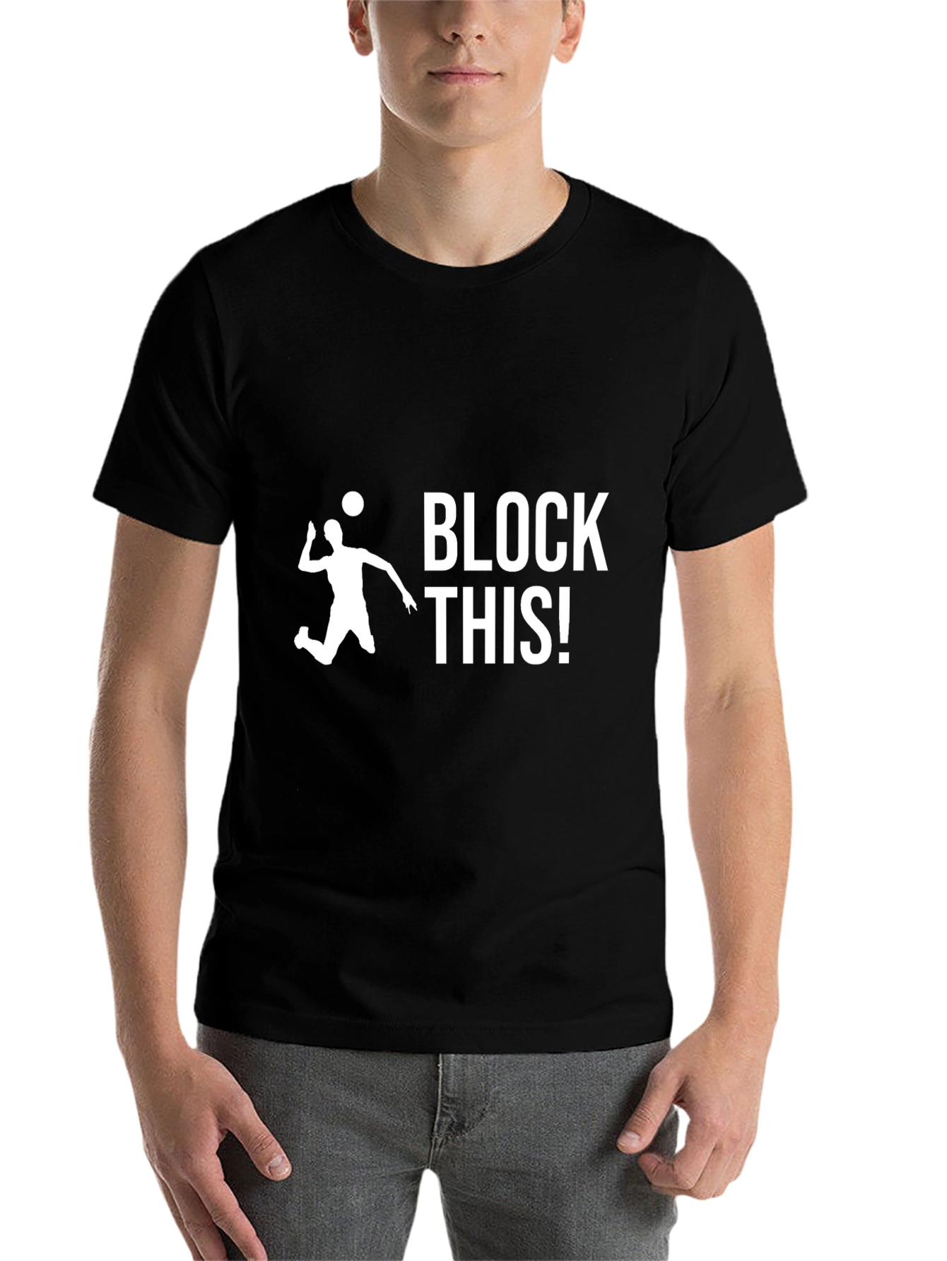 Volleyball Block This! Graphic Tee - 7