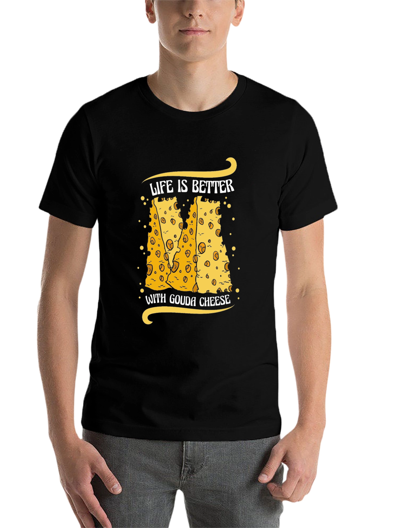 Gouda Cheese Lover T-Shirt Funny Food Tee - 7