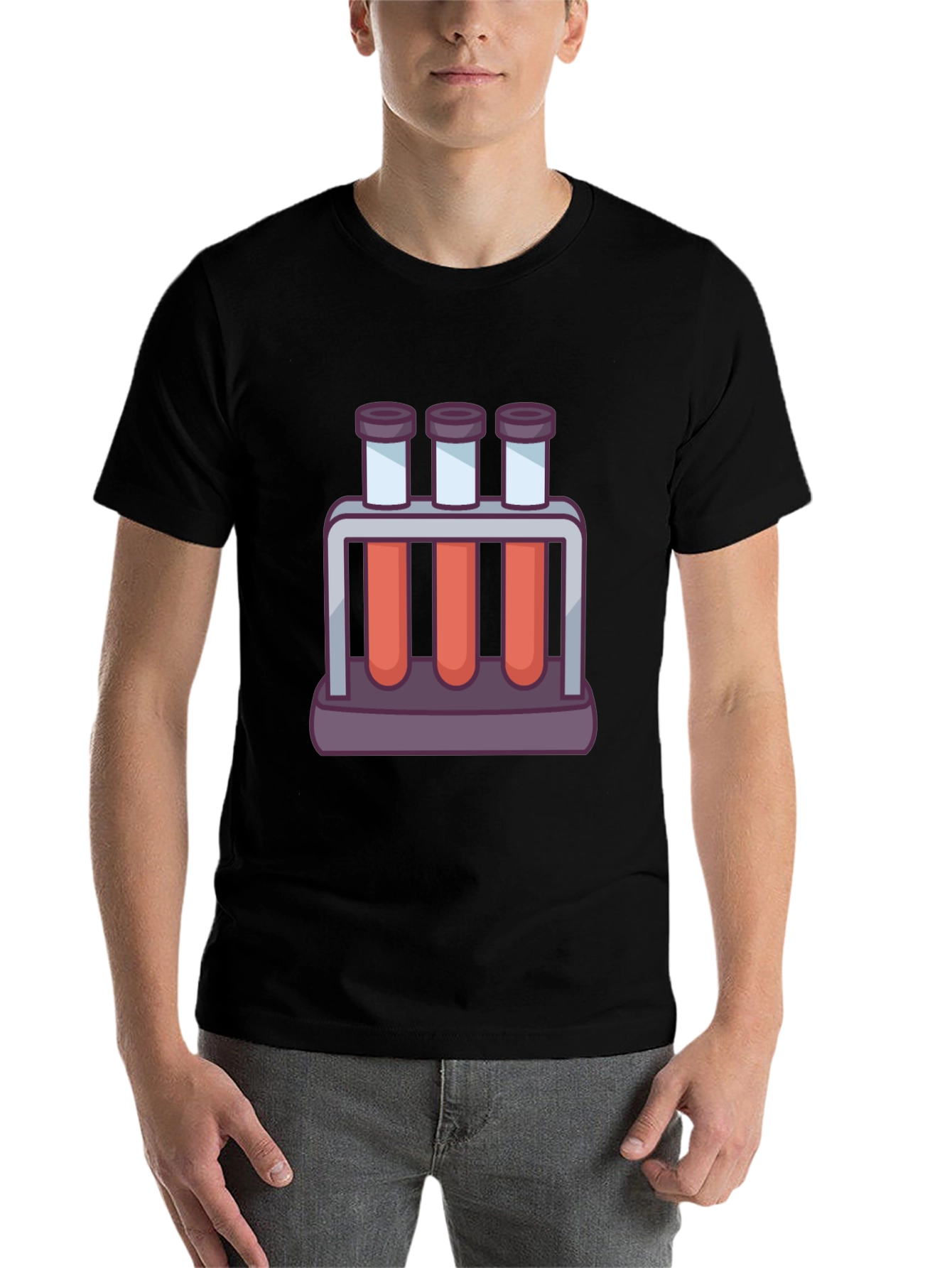 Black Science Test Tube Graphic Tee view 7