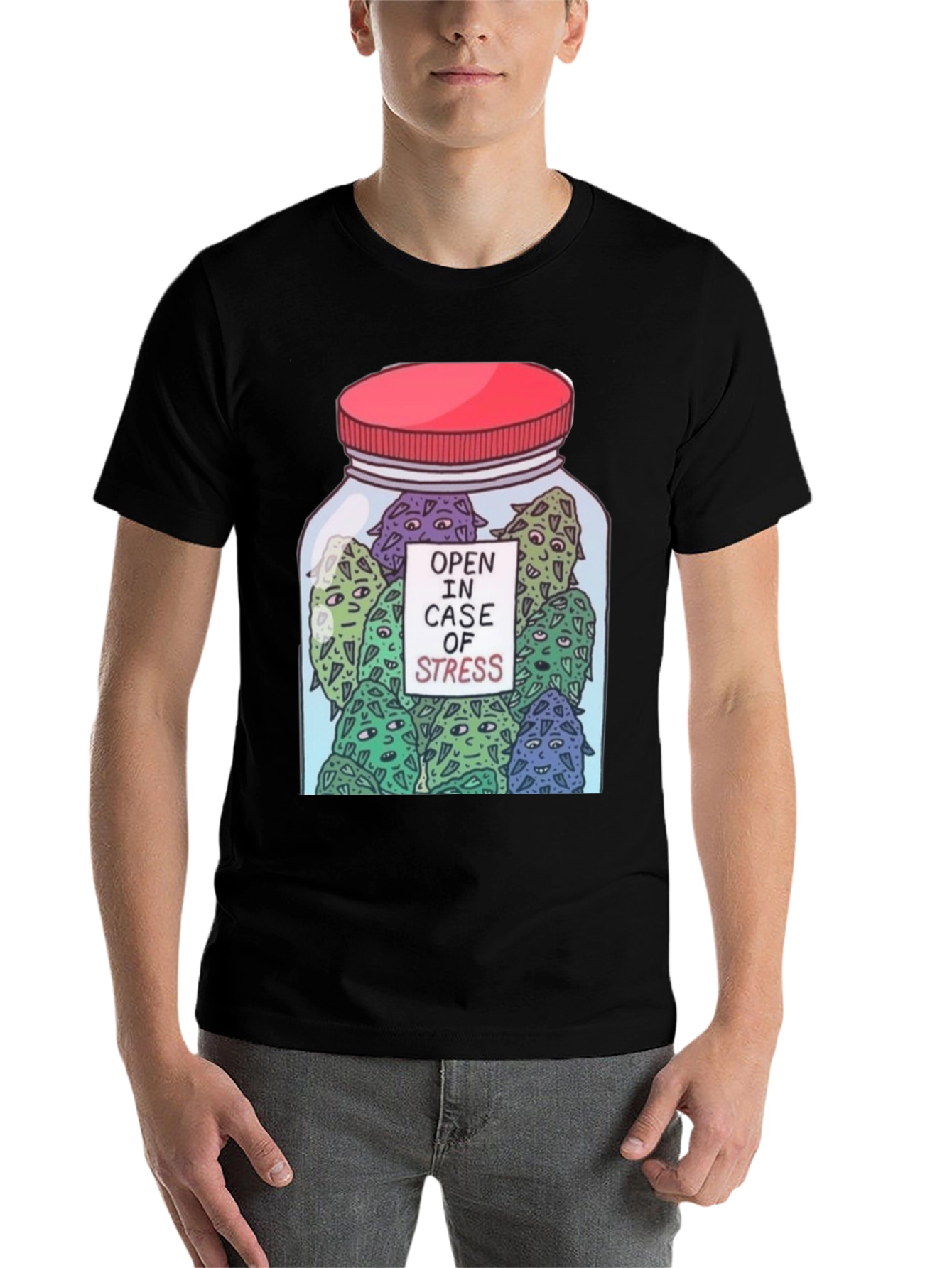 Open In Case Of Stress Graphic T-Shirt - 7