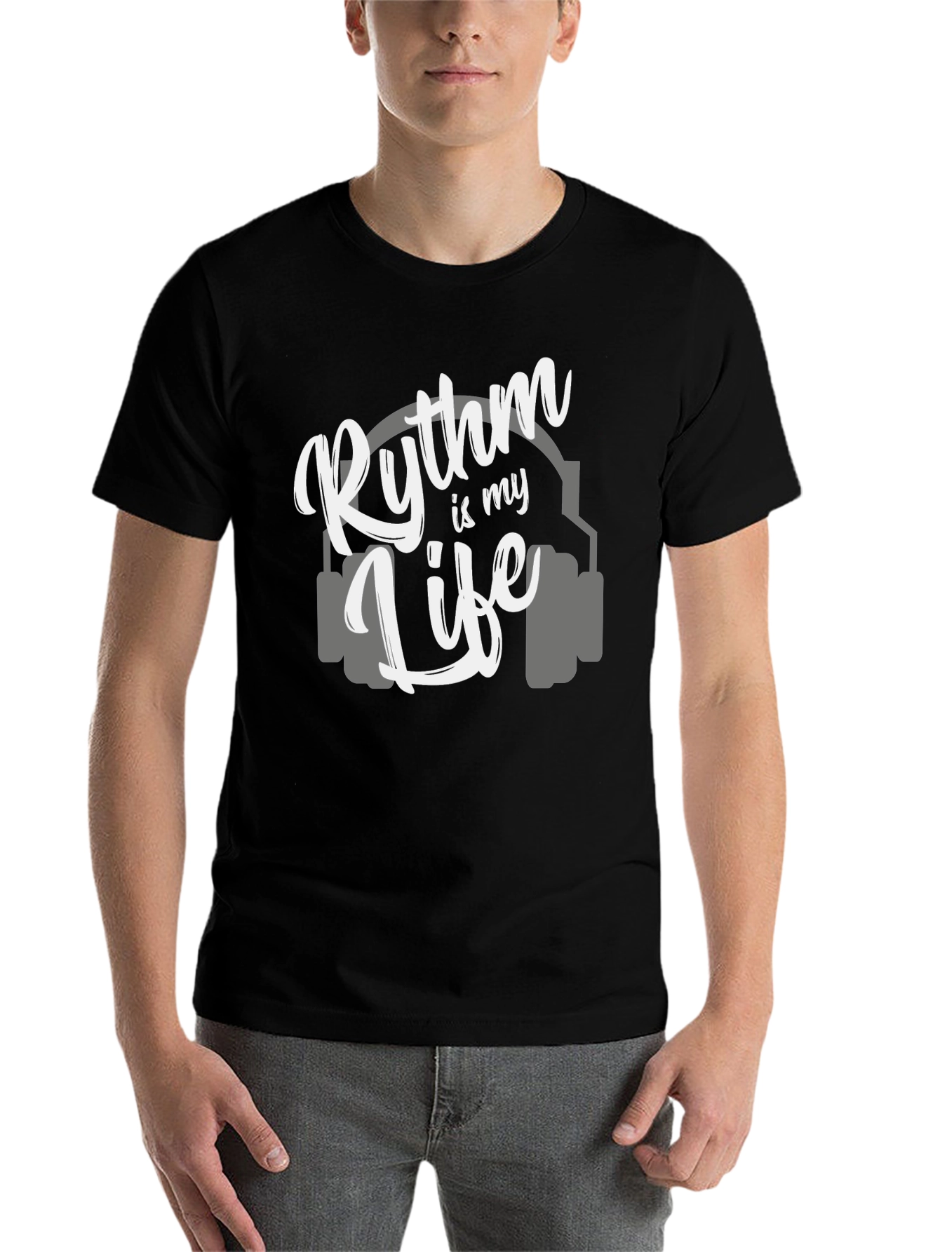 Black Rhythm is my Life Graphic T-Shirt view 7