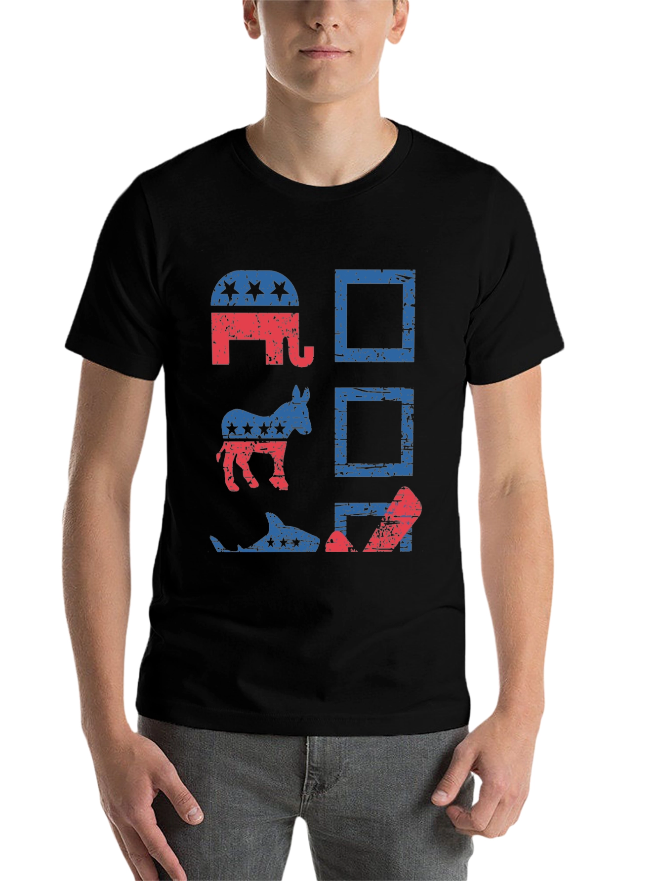 Black Political Punditry Graphic Tee view 7