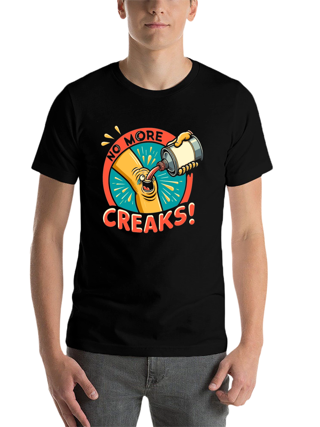 Black No More Creaks Graphic T-Shirt view 7