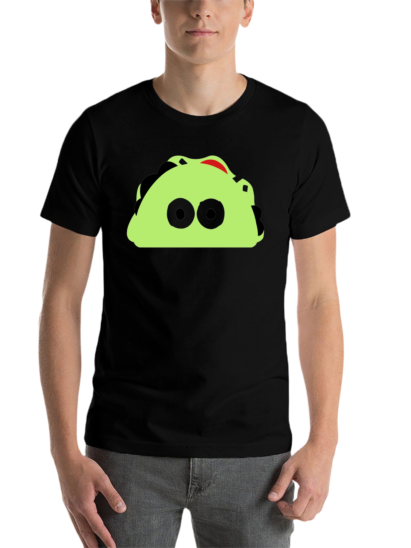 Black Funny Taco Graphic T-Shirt - Unique Design view 7