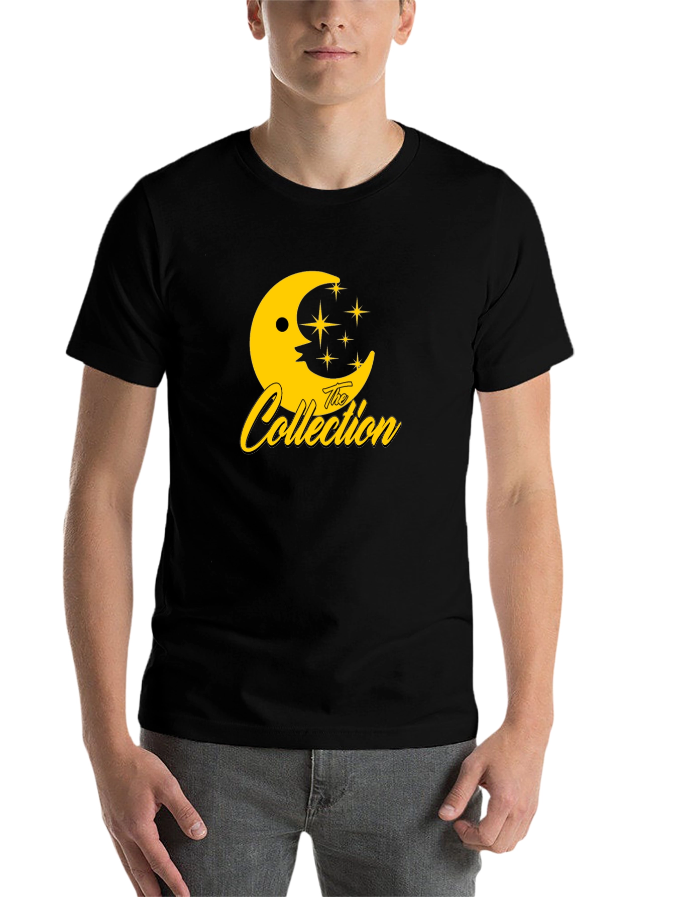 Black The Collection Moon & Stars Black Graphic Tee view 7