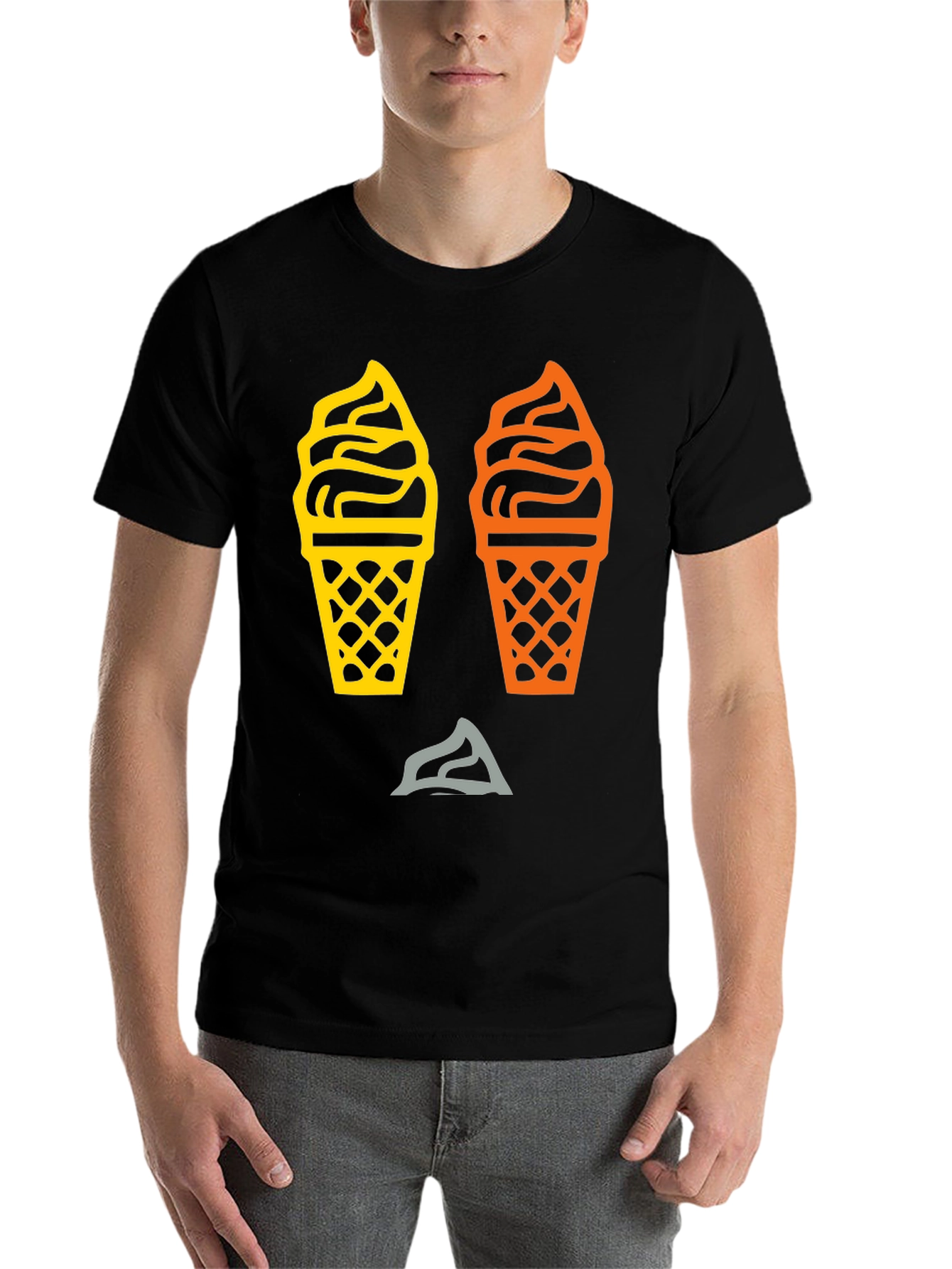 Black Ice Cream Graphic Tee - Sweet Summer Style view 7