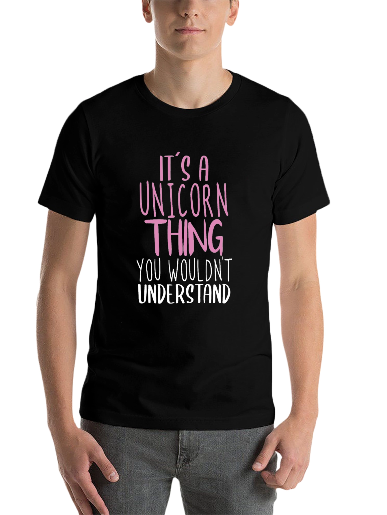 Black Unicorn Thing T-Shirt view 7