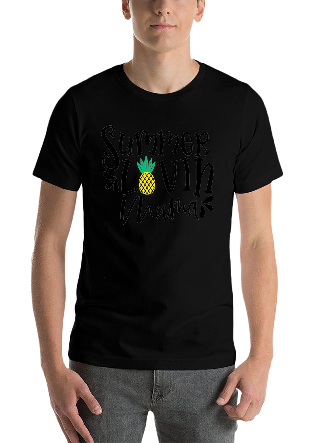 Black Summer Lovin' Mama T-Shirt view 7