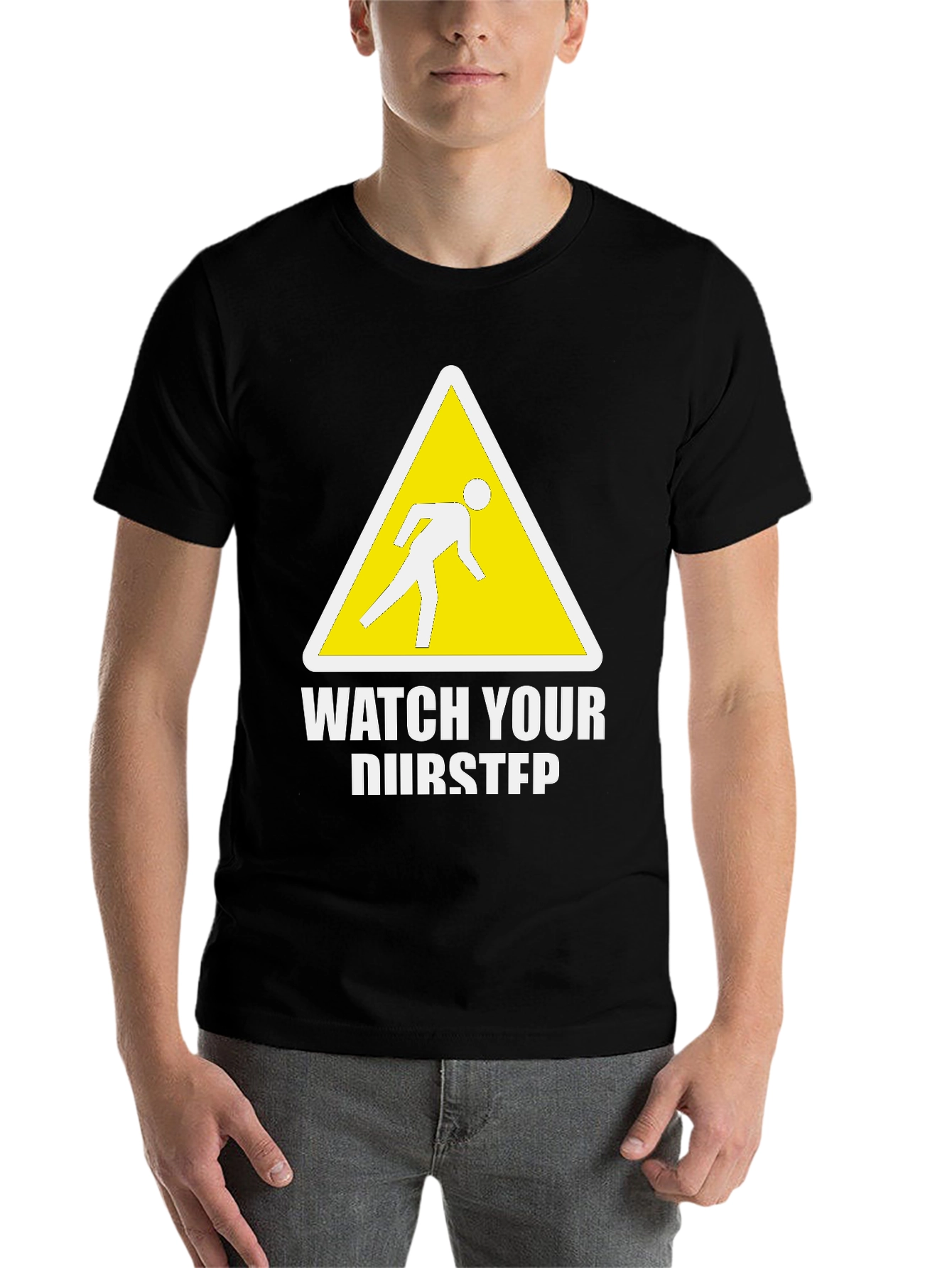 Black Funny Dubstep T-Shirt - Watch Your Dubstep view 7