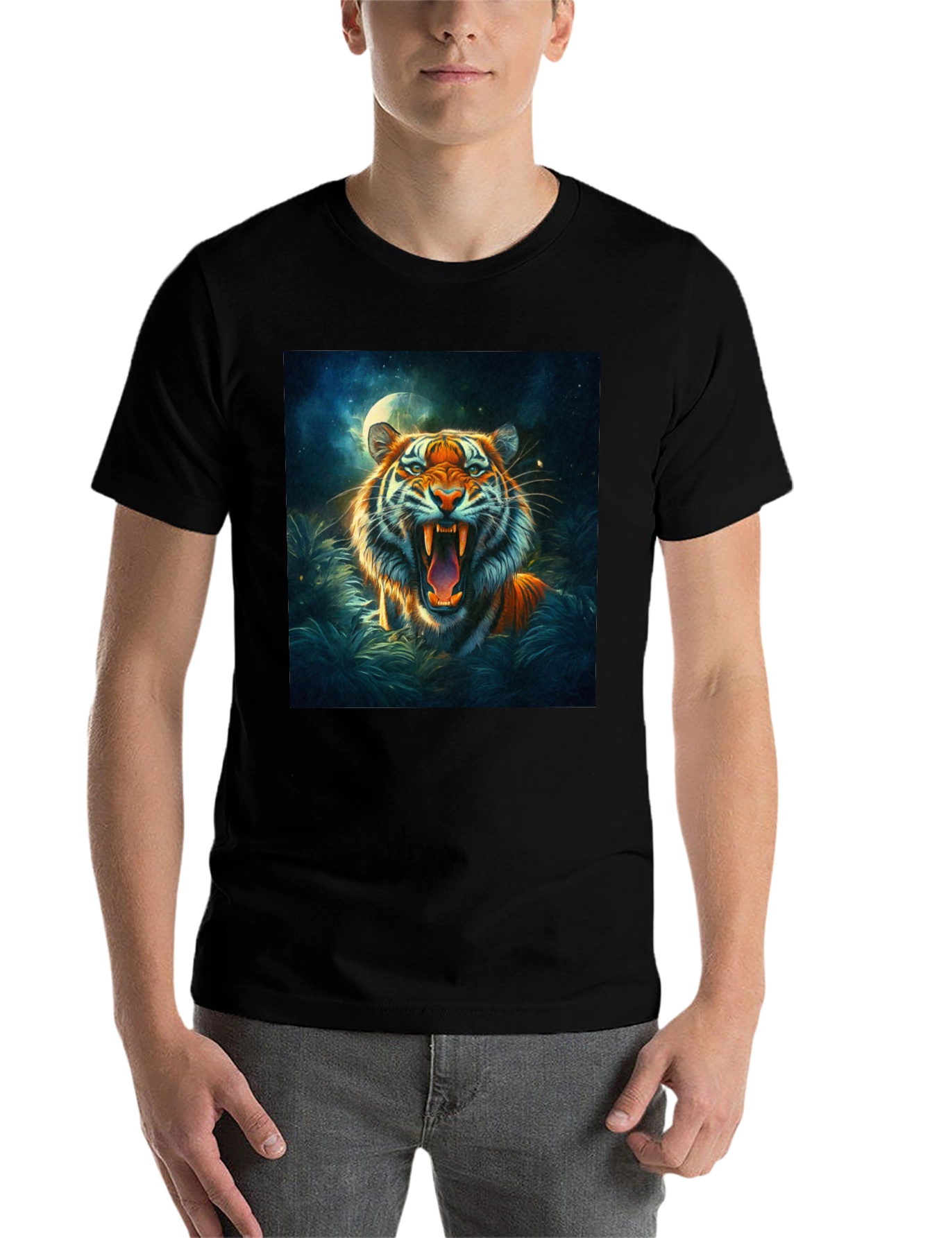 Tiger Graphic Tee - Bold Animal Print Shirt - 7