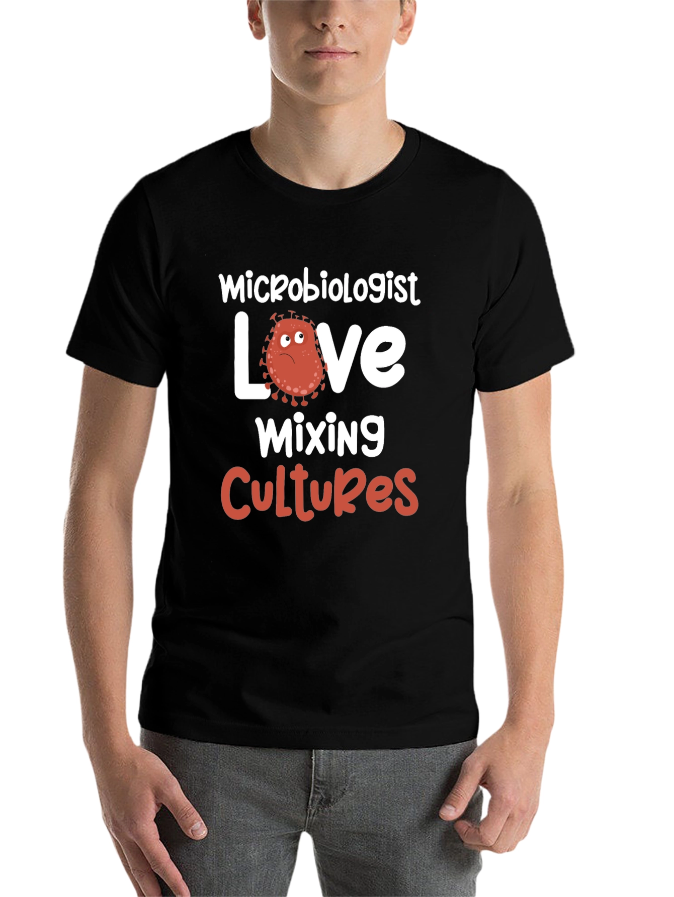 Black Microbiologist Mixing Cultures T-Shirt view 7