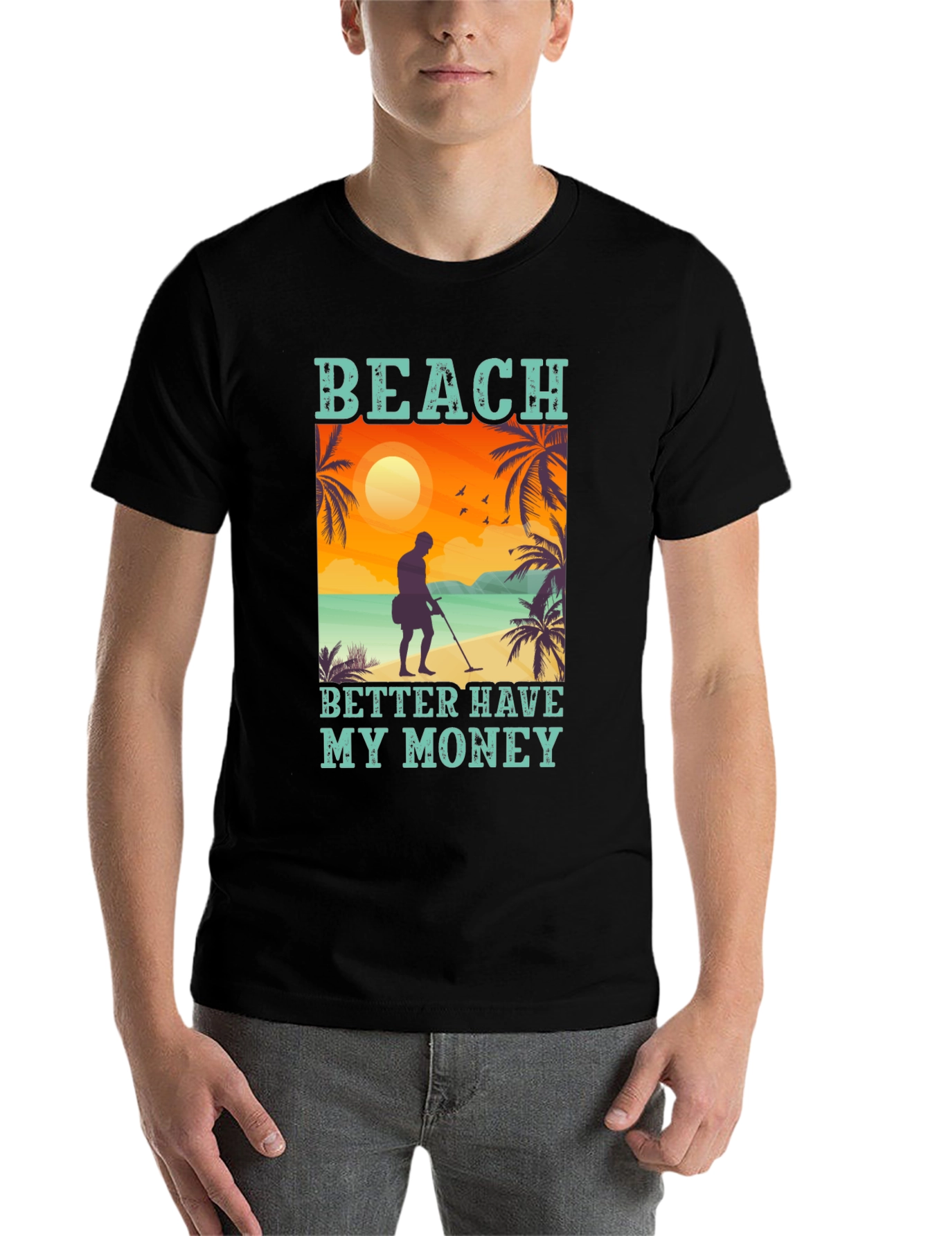 Black Beach Better Have My Money Graphic Tee view 7