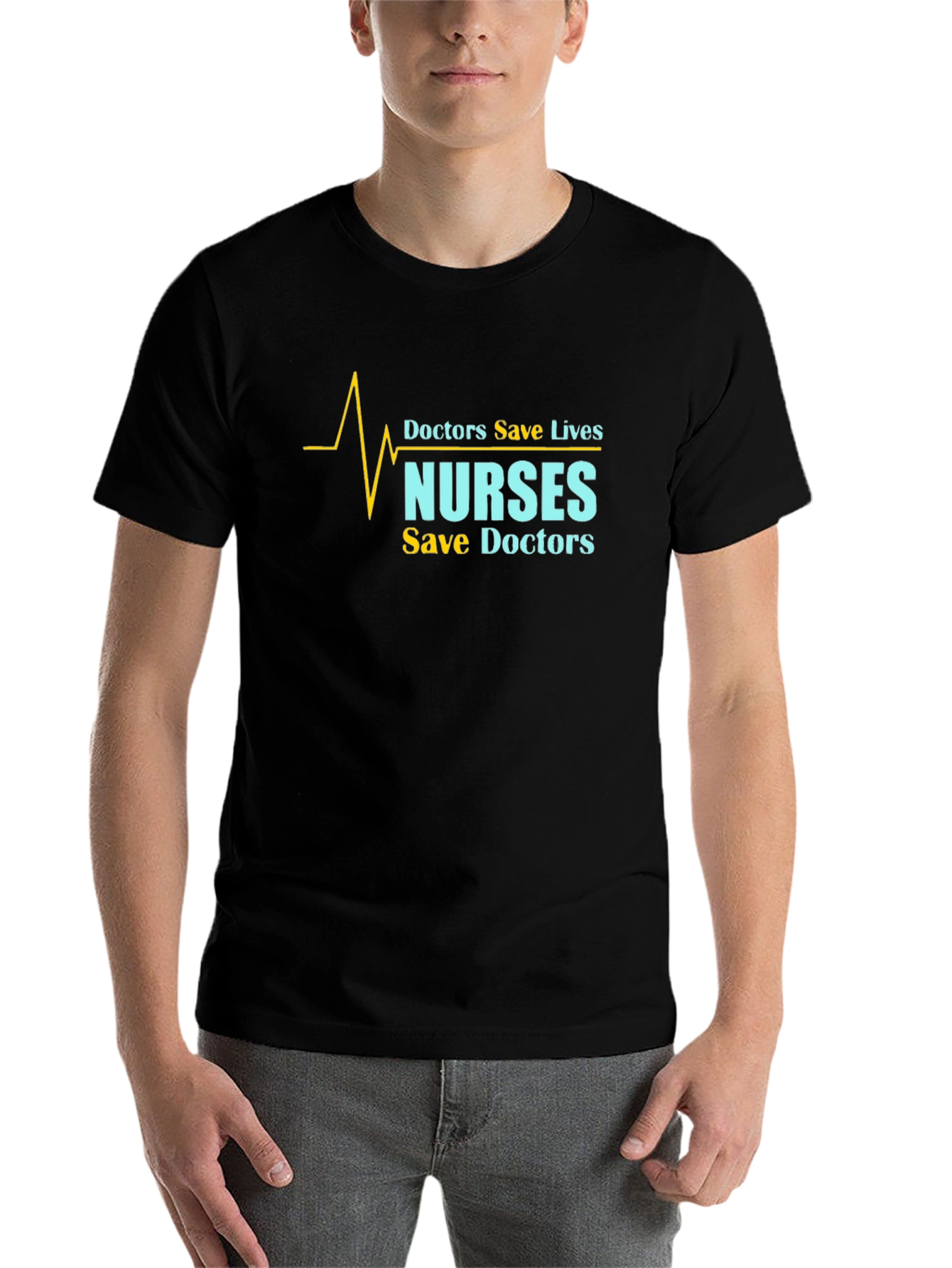 Black Doctors and Nurses Graphic Tee view 7