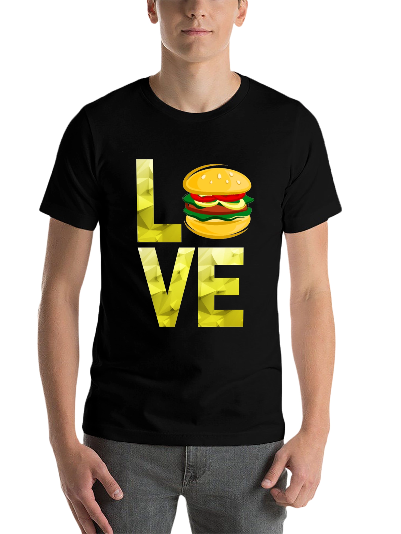 Love Burger T-Shirt - Unique Graphic Tee - 7
