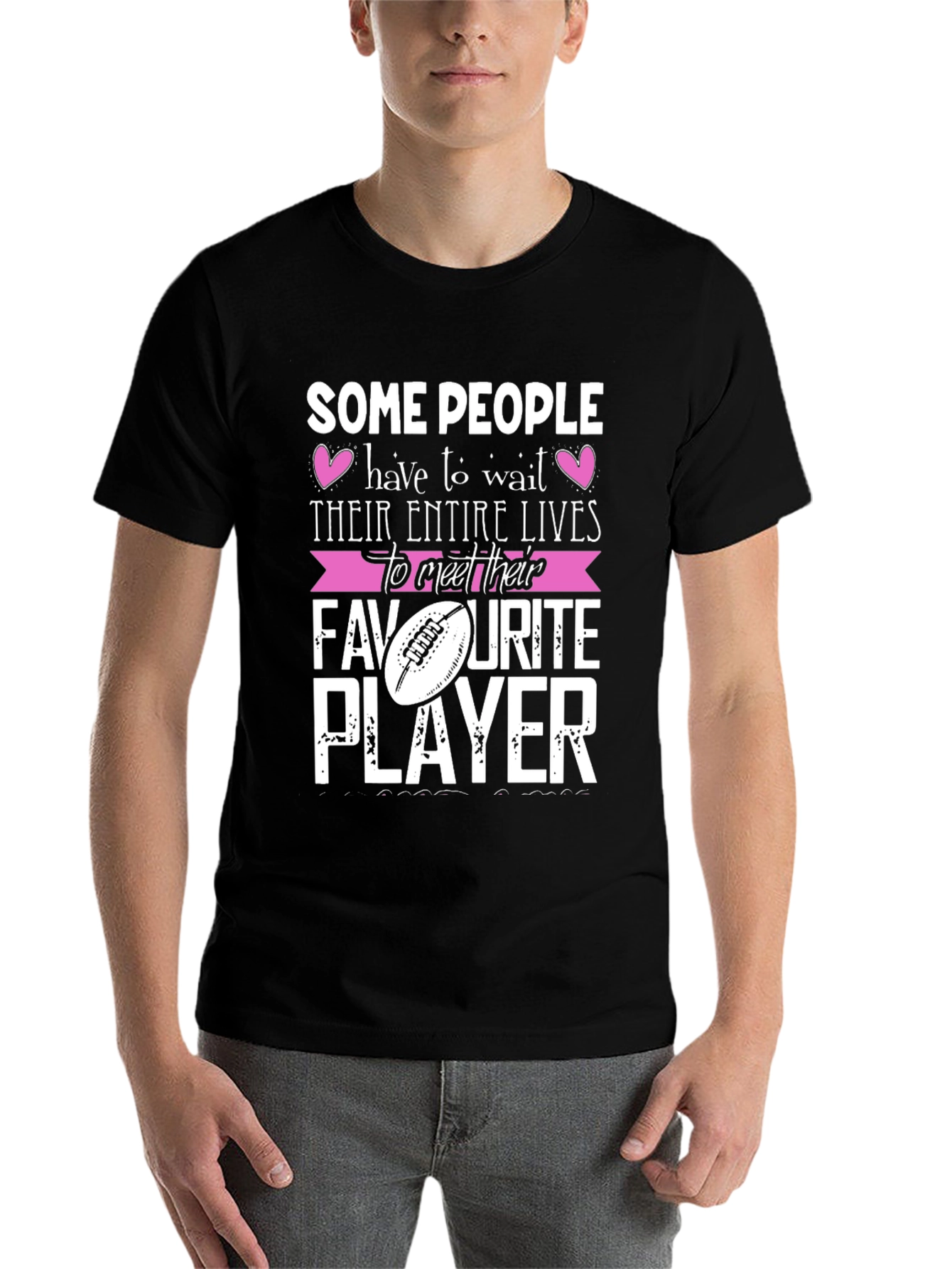 Black Favorite Player T-Shirt, Unique Design view 7