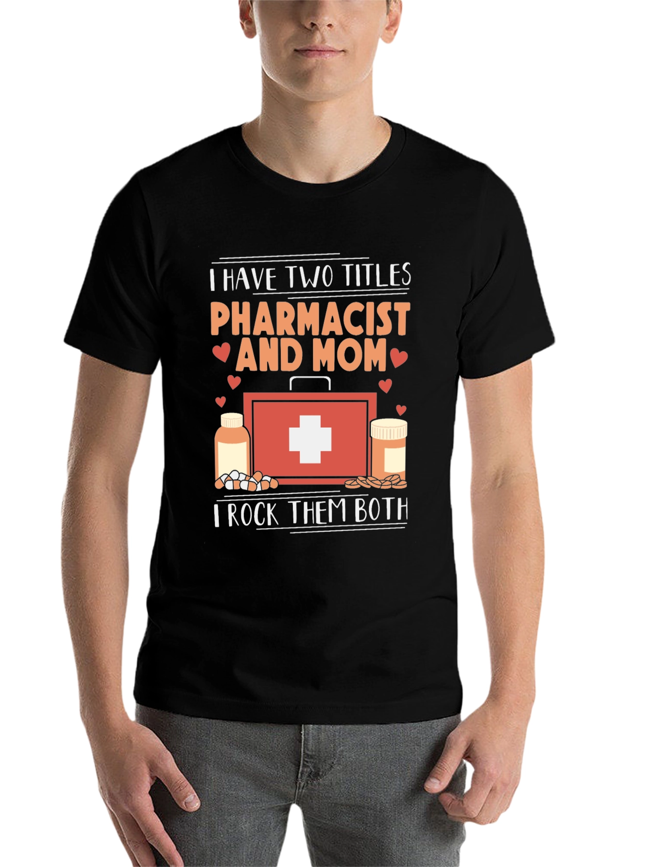 Black Pharmacist Mom T-Shirt - Two Titles, Rocks Them Both! view 7