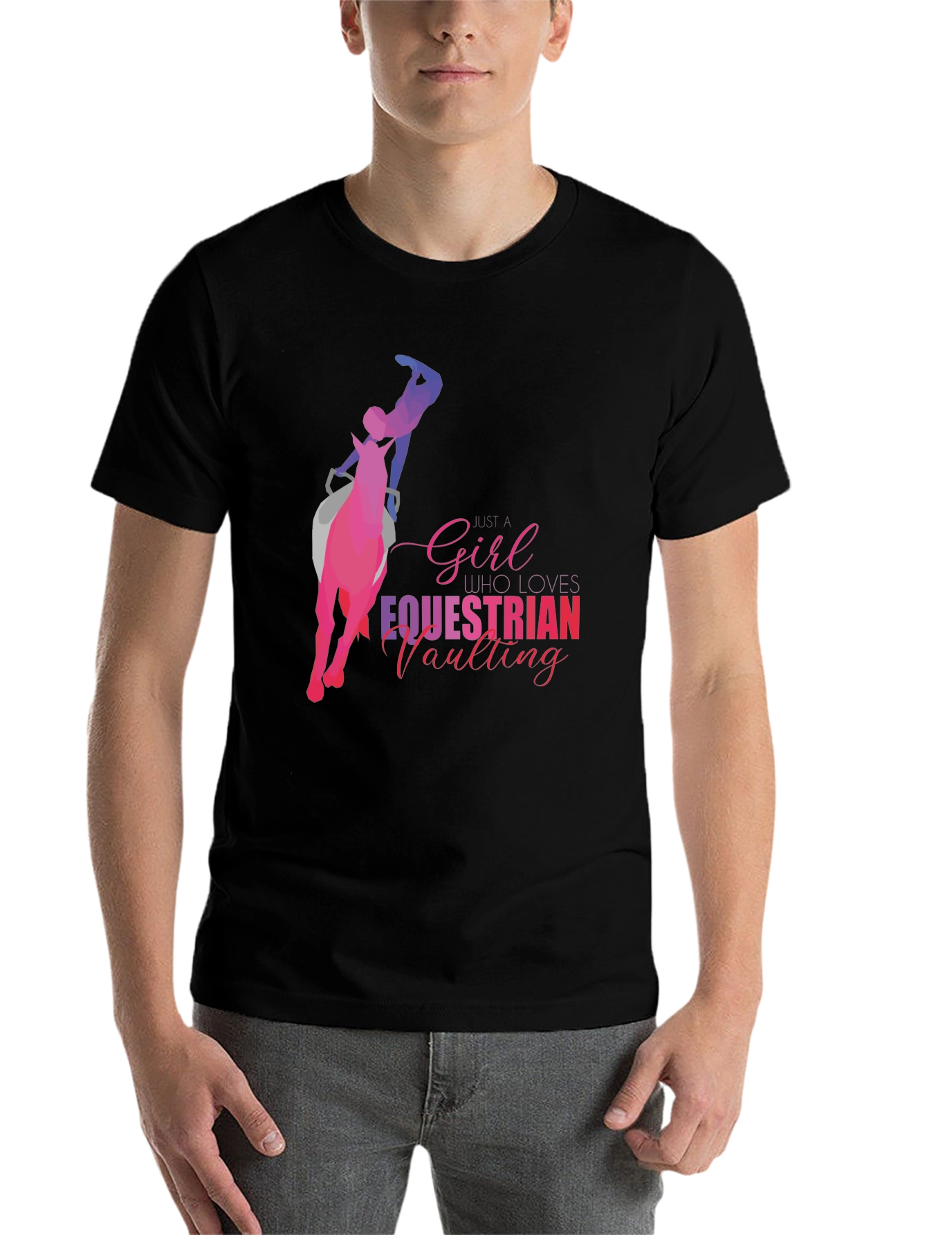 Equestrian Vaulting Graphic T-Shirt - 7