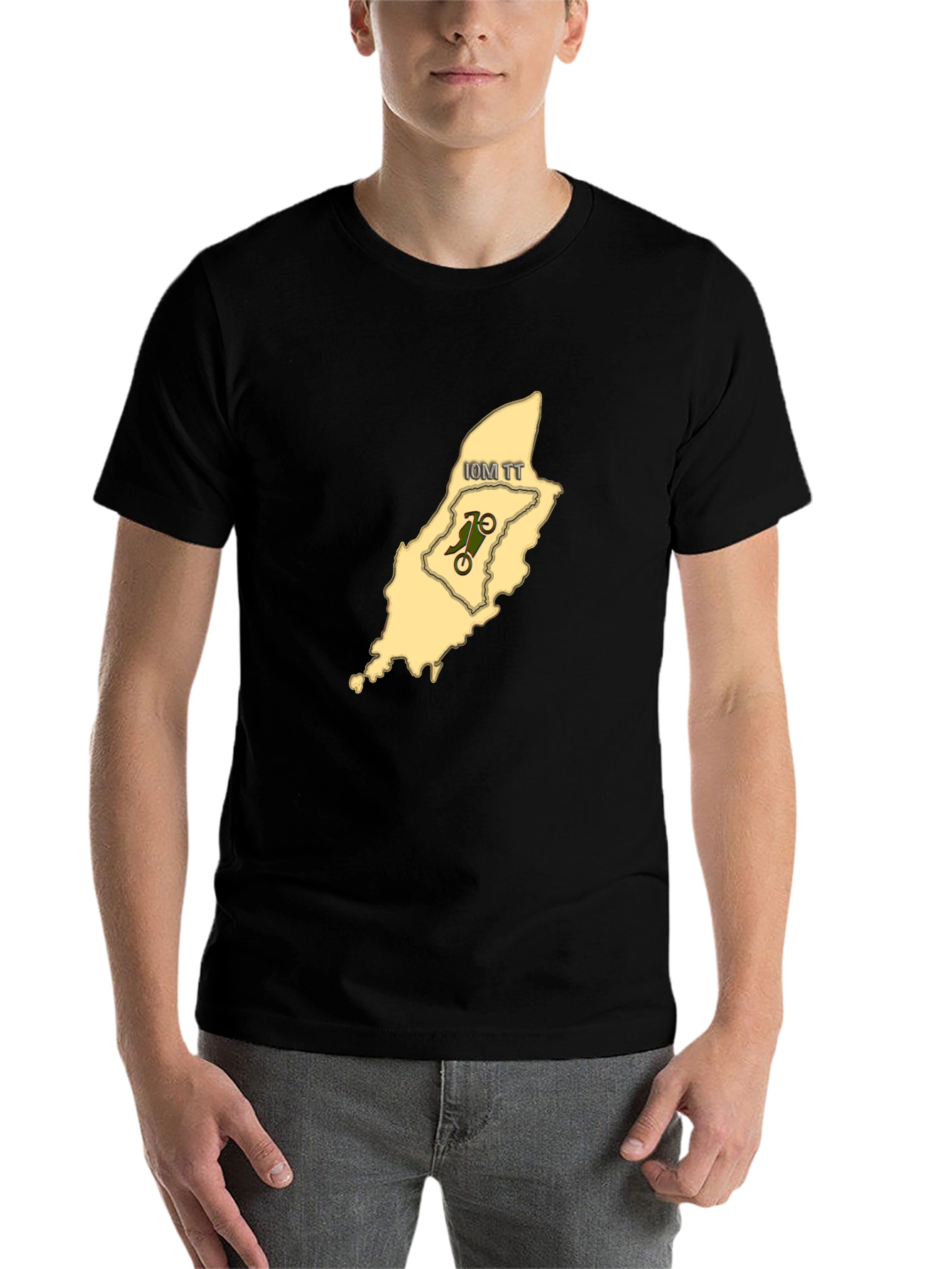 Black Isle of Man TT Black T-Shirt - Motorcycle Racing view 7