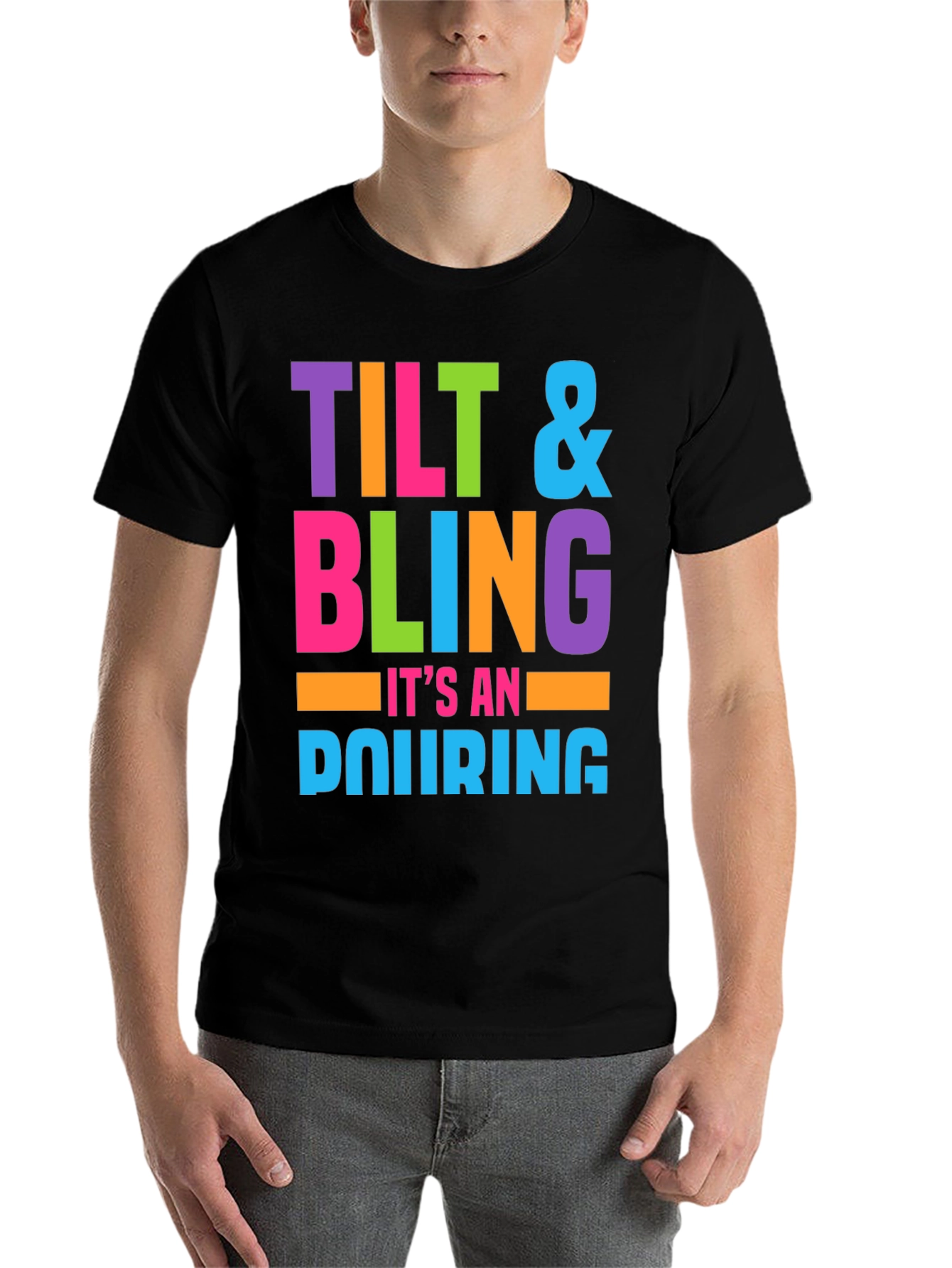 Tilt & Bling Graphic T-Shirt - 7