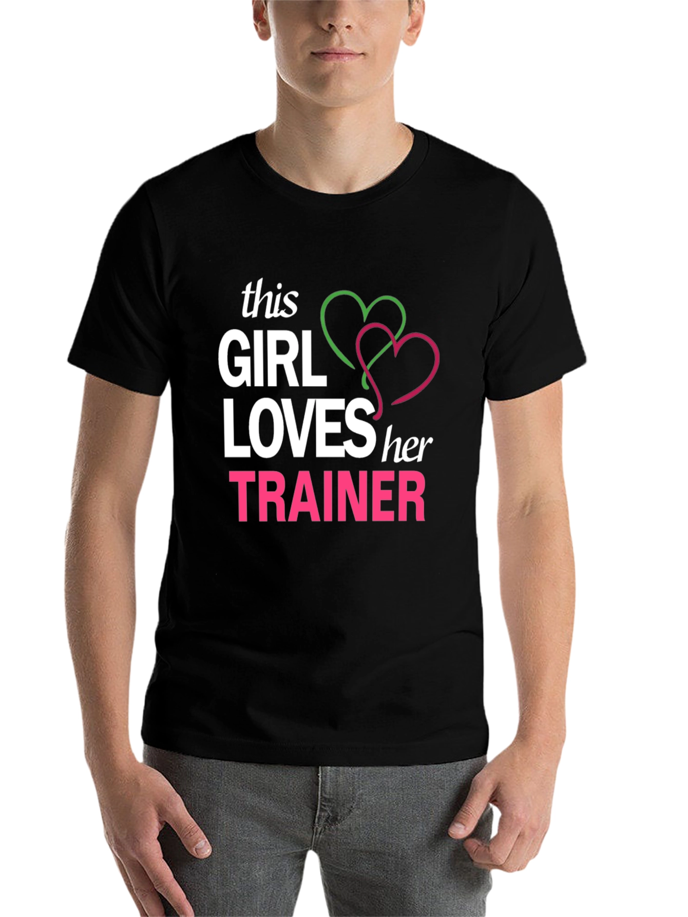 Black Girl Loves Trainer Graphic T-Shirt view 7
