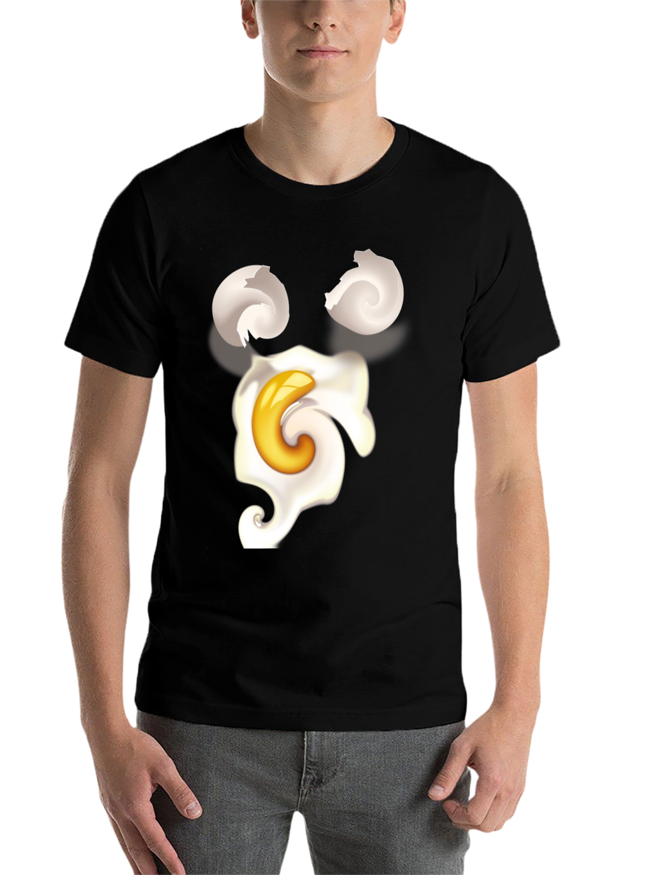 Black Egg-cellent Graphic T-Shirt view 7