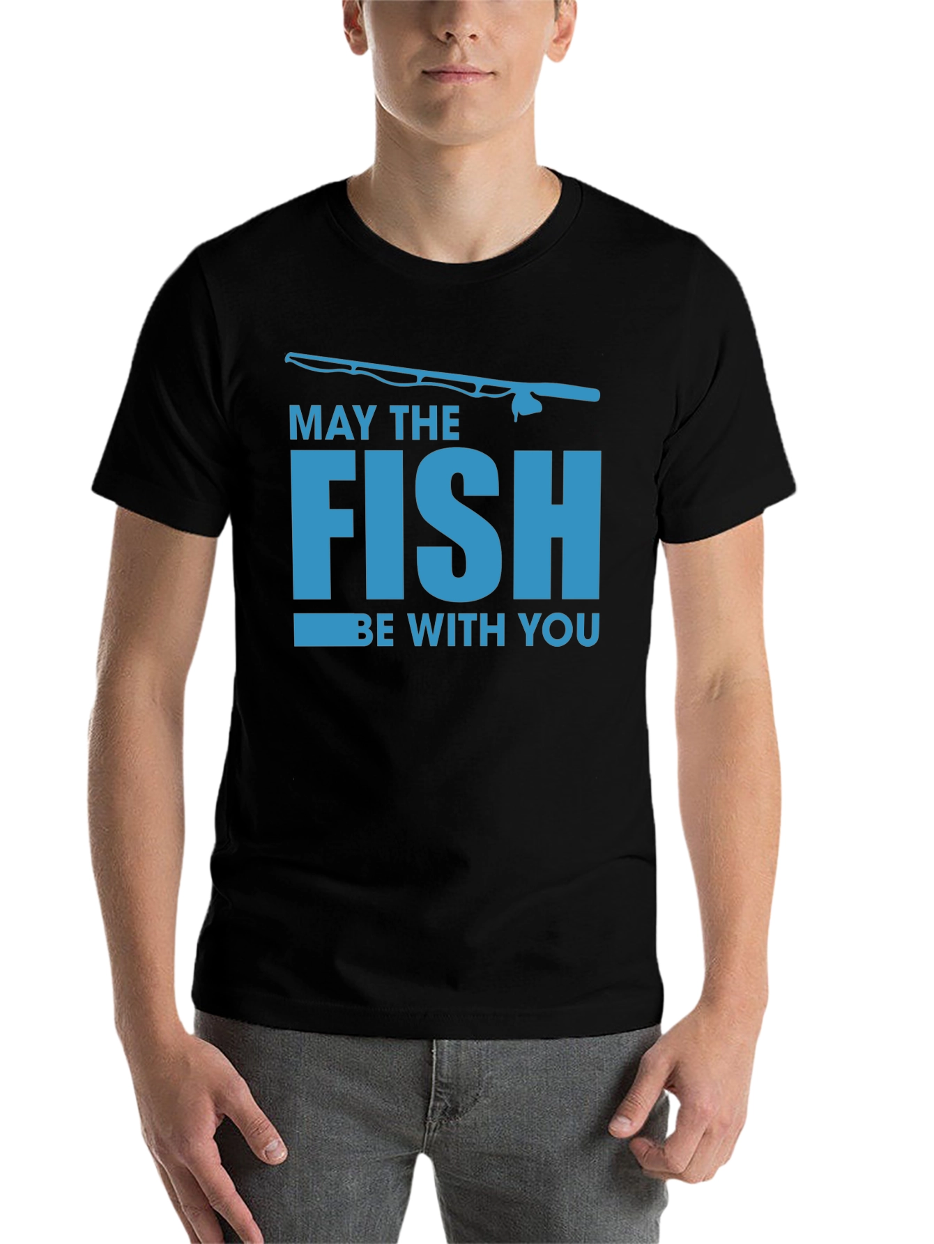 Black May The Fish Be With You Black T-Shirt view 7