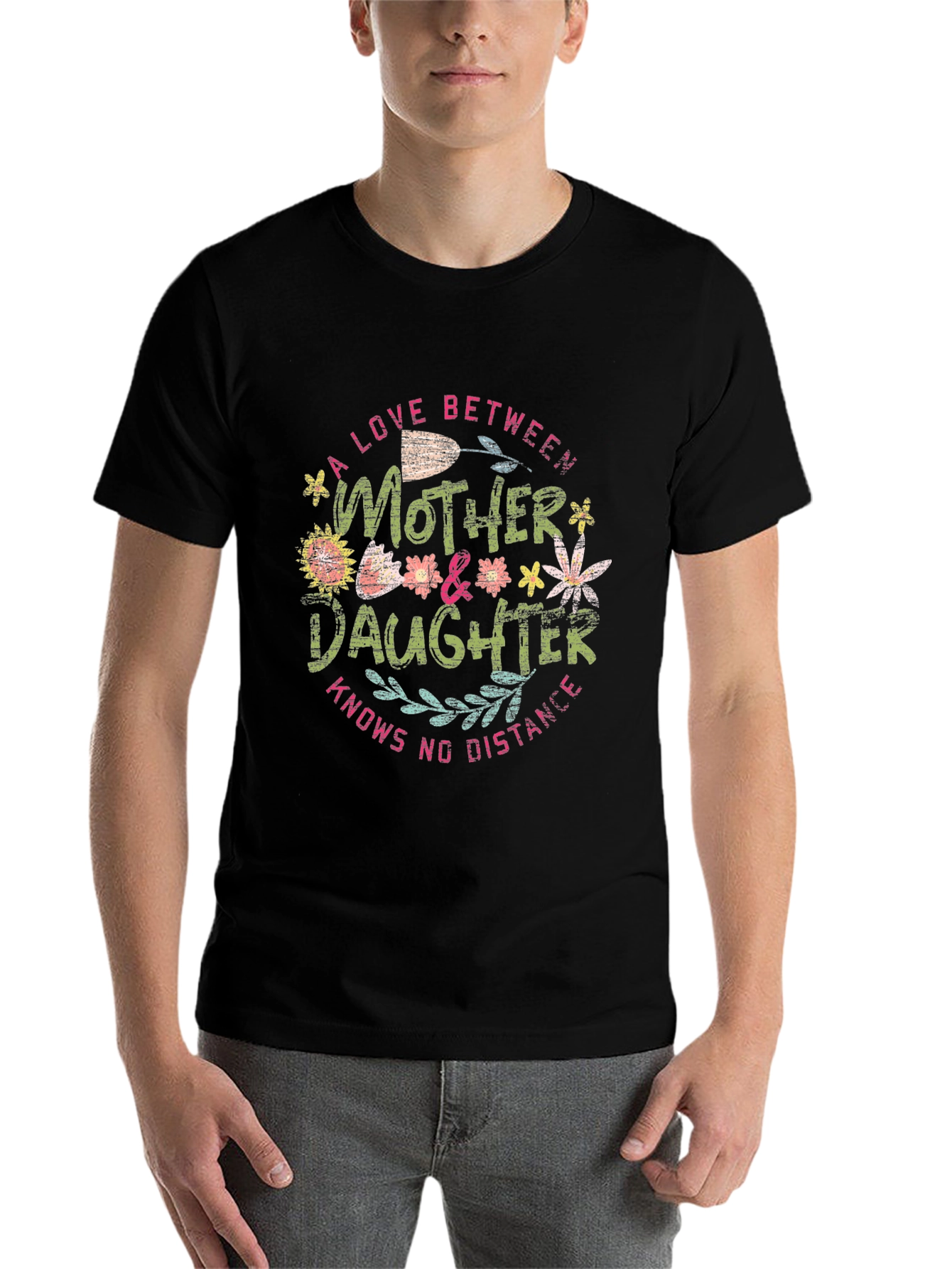 Black Mother & Daughter Love Graphic Tee view 7
