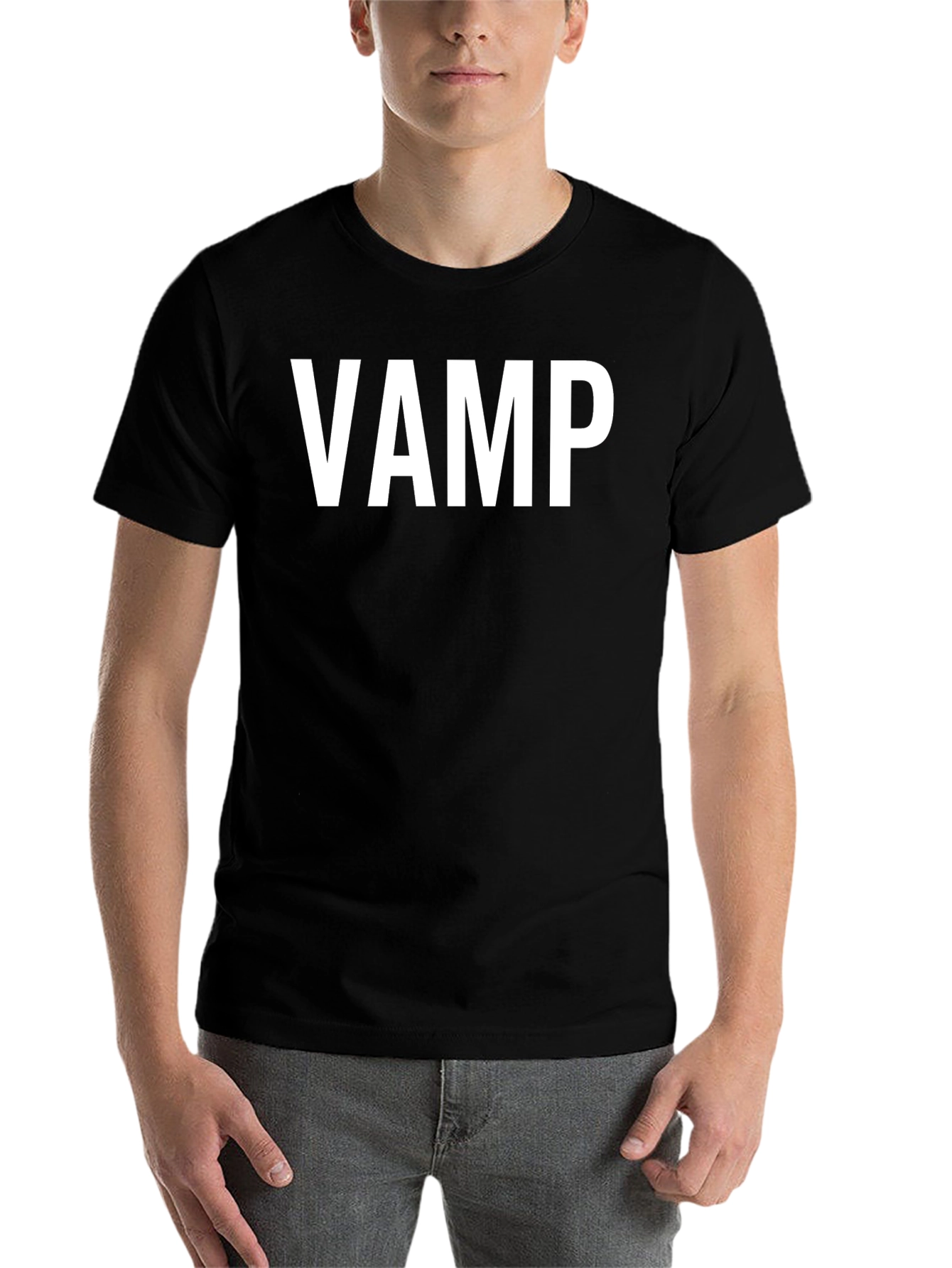 Black Vamp T-Shirt - Bold Graphic Tee view 7
