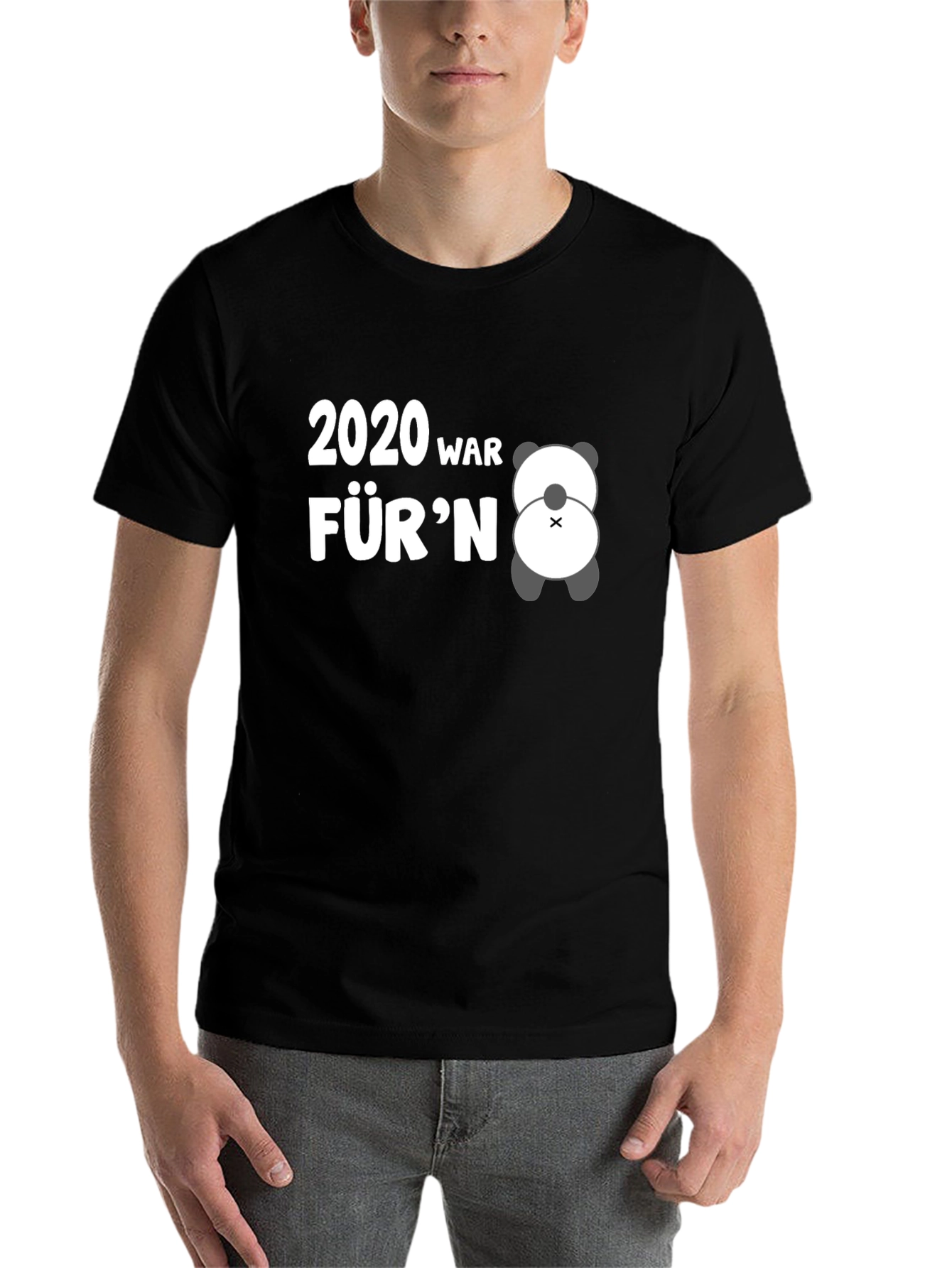 Black 2020 Bear T-Shirt - Unisex Black Tee view 7