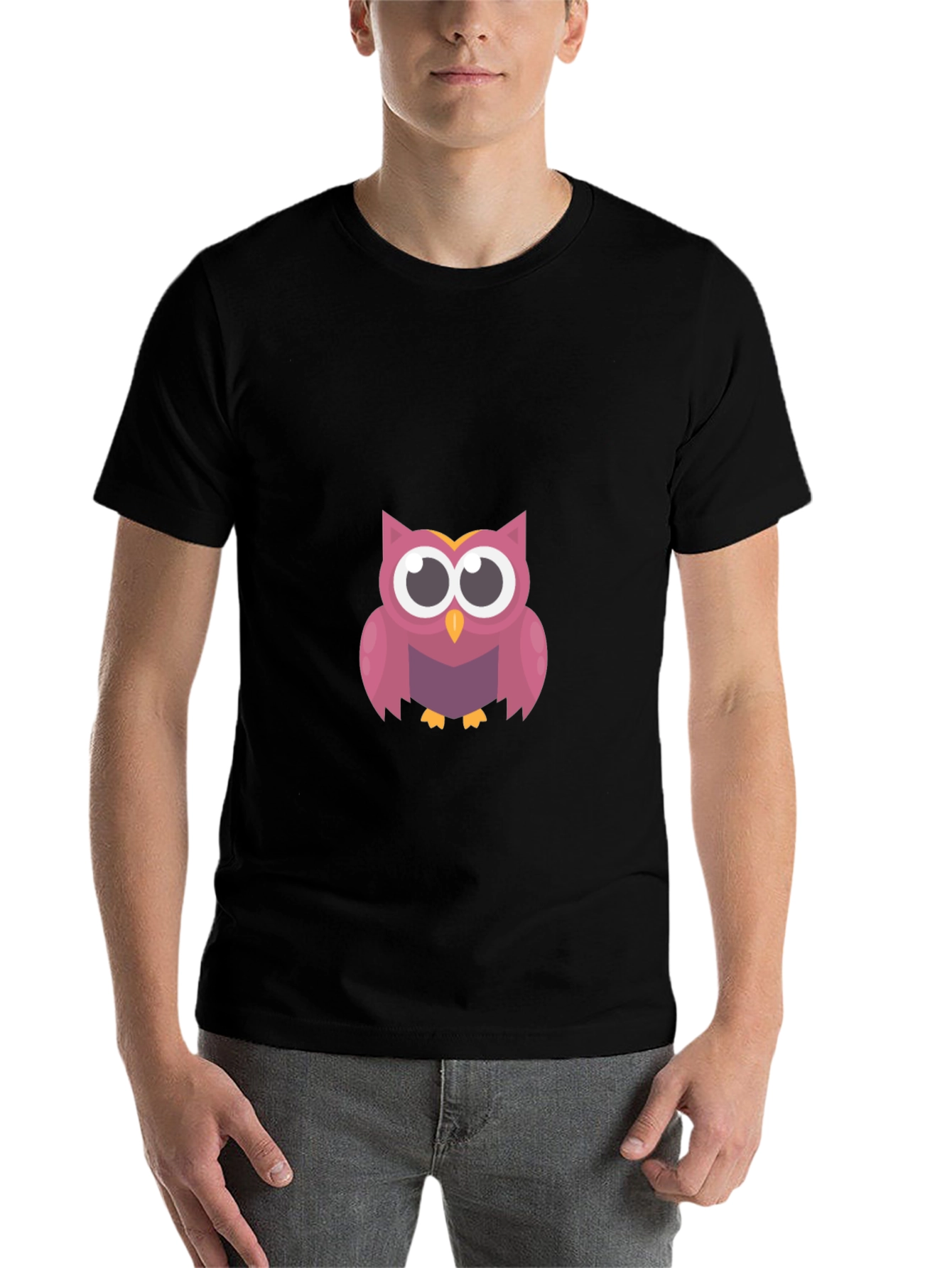 Black Owl Graphic T-Shirt - Fun and Stylish Tee view 7