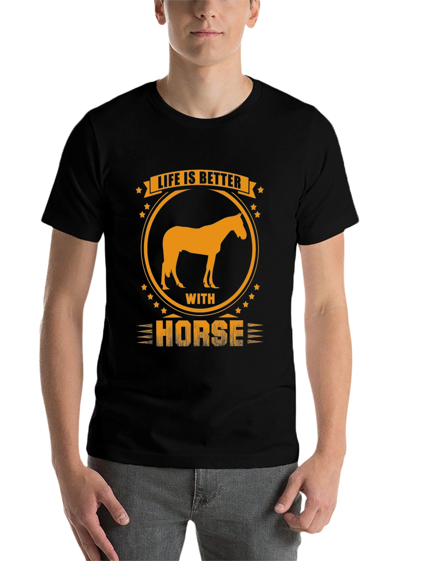 Black Life is Better with a Horse T-Shirt view 7