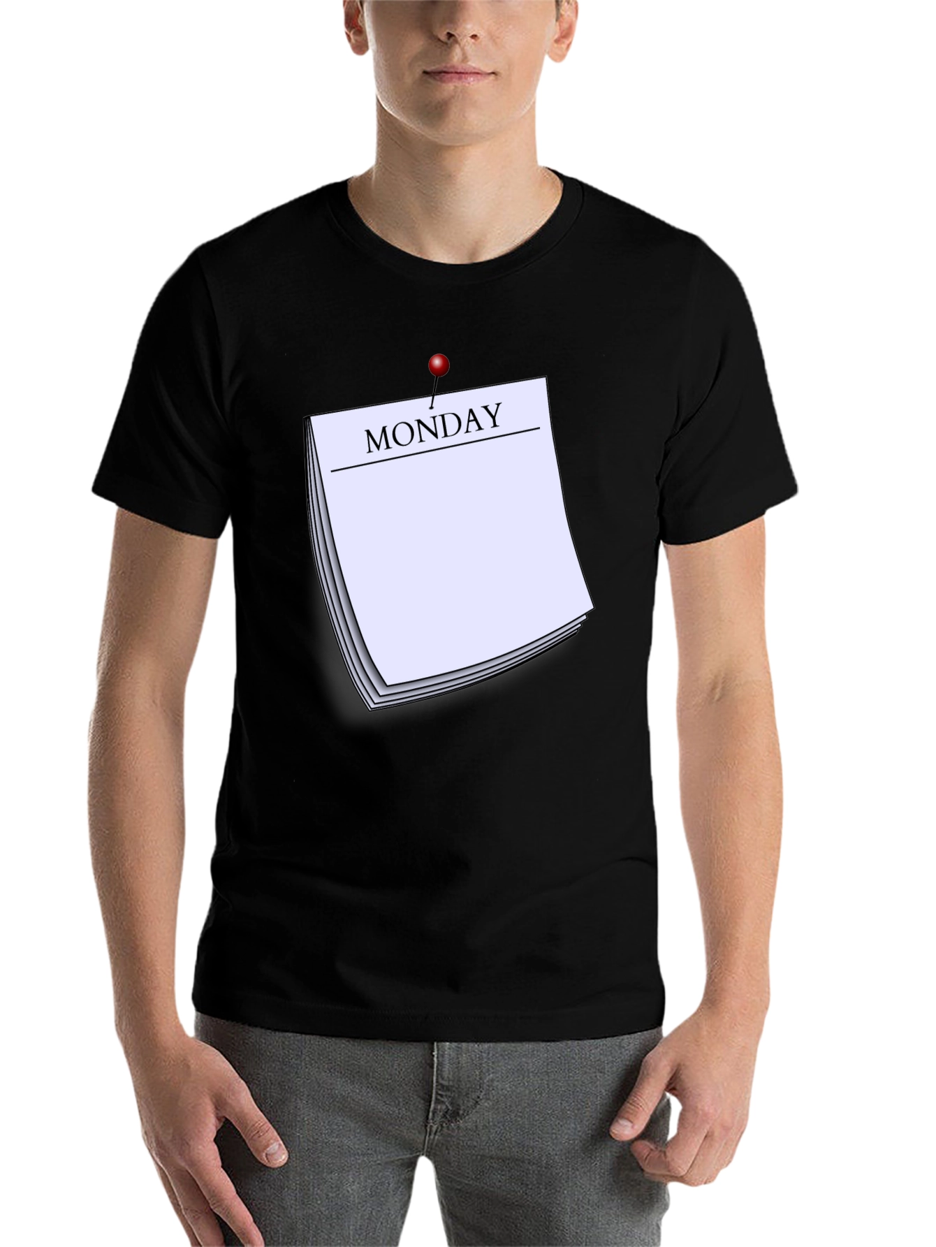 Monday Reminder T-Shirt - Everyday Casual Wear - 7