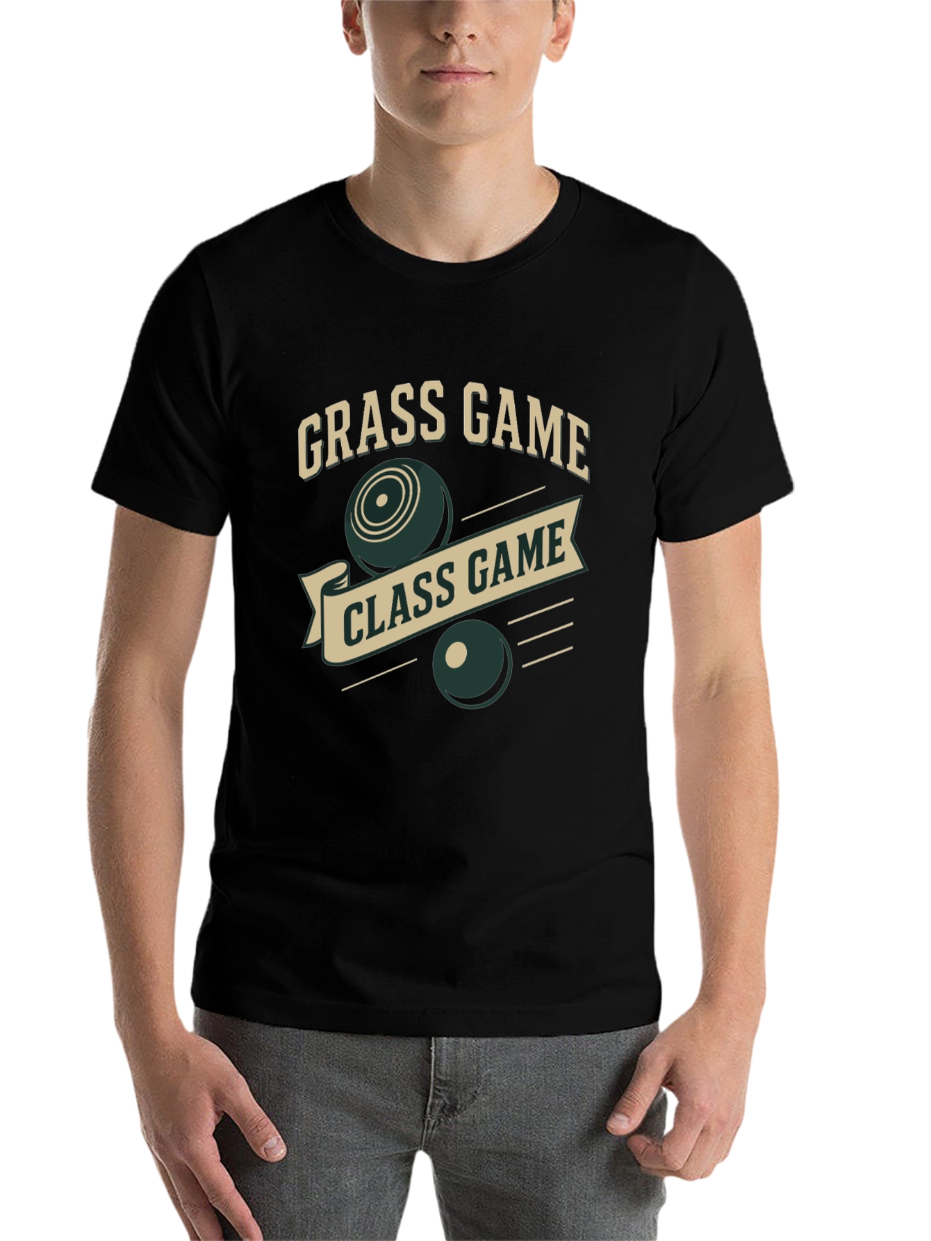 Black Grass Game Class Game Graphic Tee view 7
