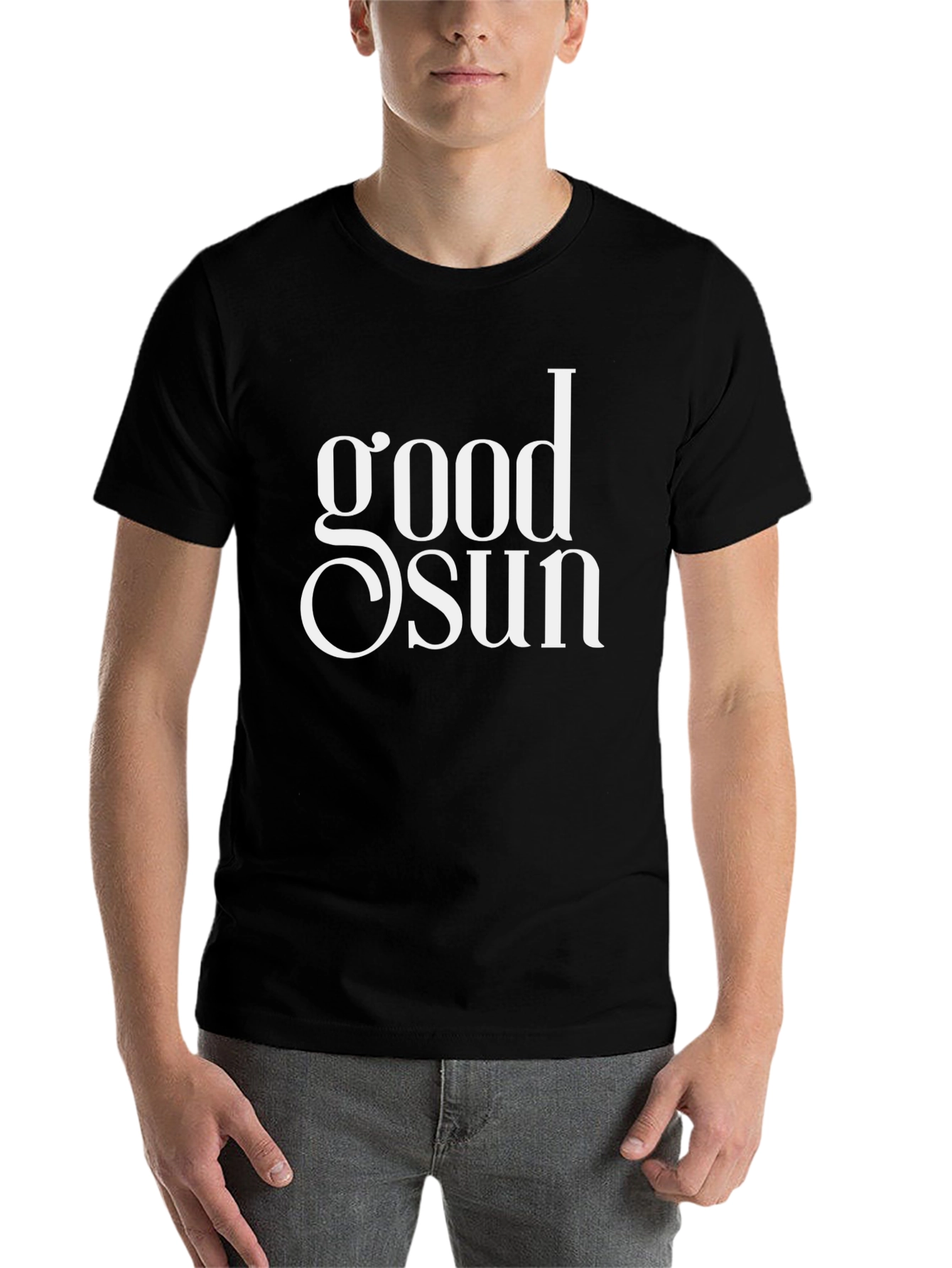 Black Good Sun Graphic Tee - Stylish Comfort view 7