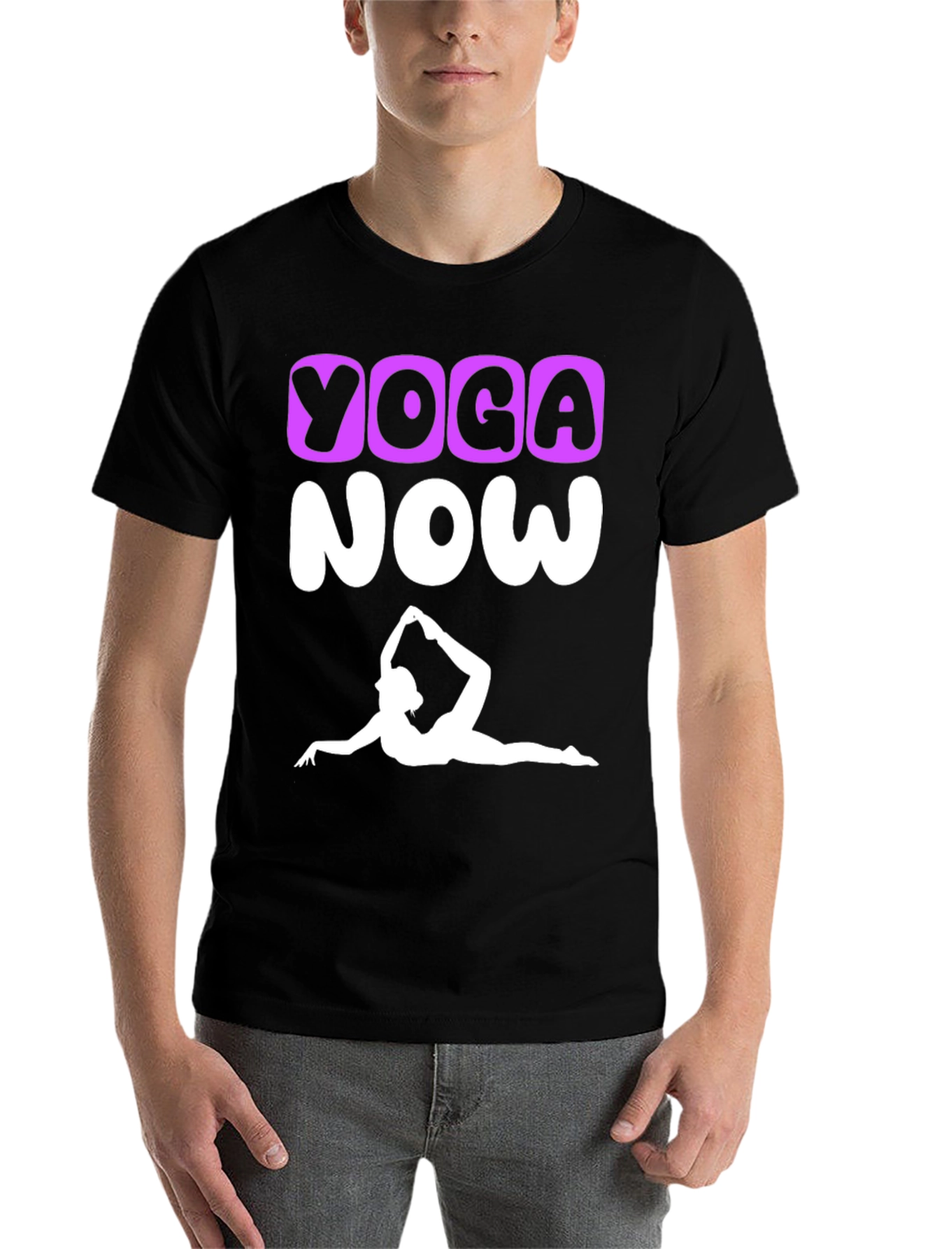 Yoga Now Graphic T-Shirt for Fitness & Style - 7