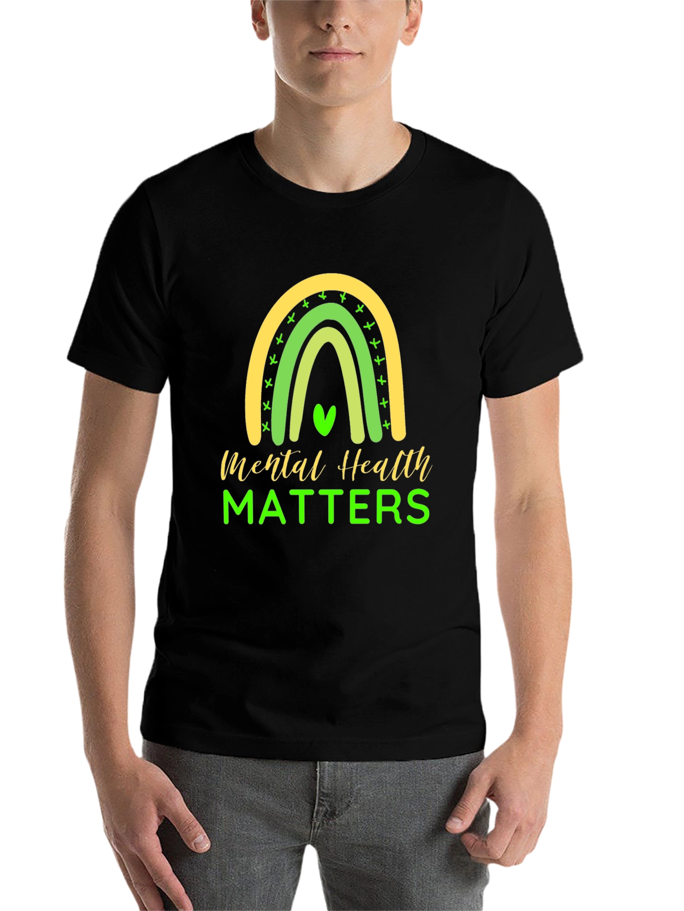 Black Mental Health Matters T-Shirt view 7