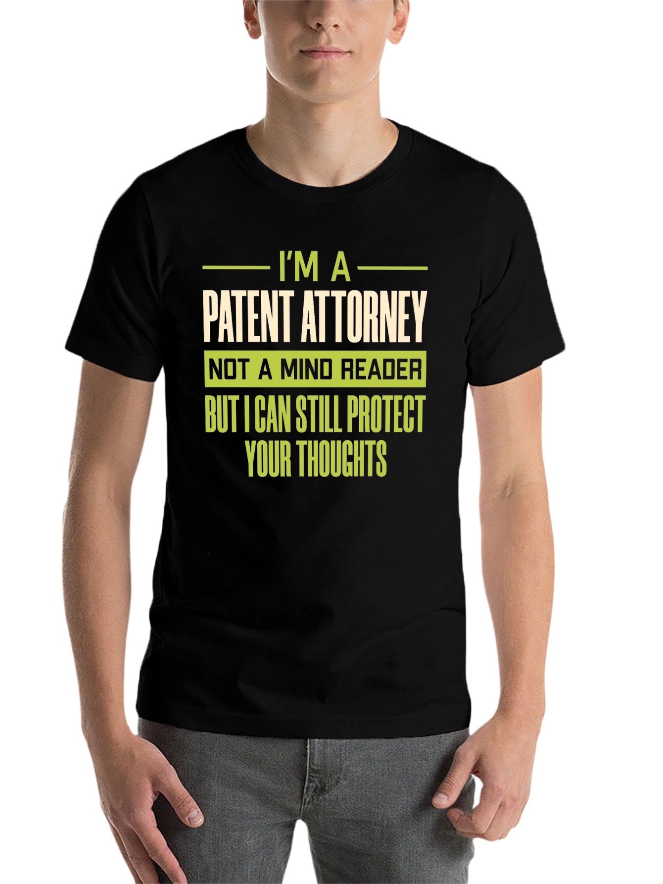 Black Patent Attorney Novelty Graphic Tee view 7