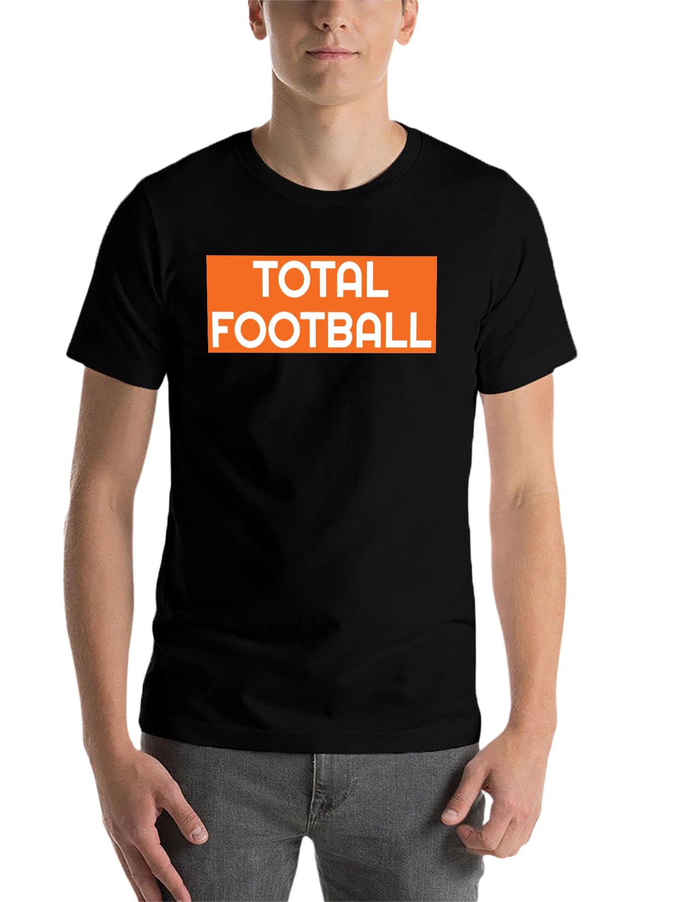 Black Total Football Graphic Tee - Black T-Shirt view 7
