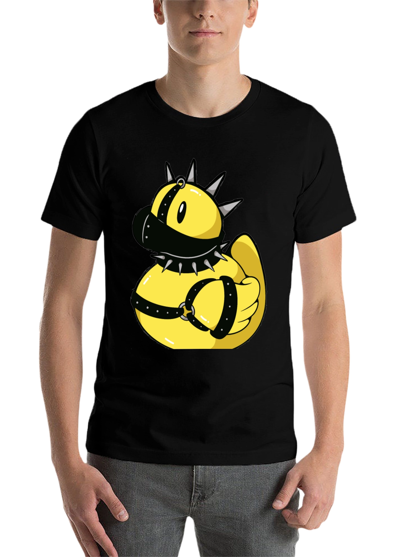 Black Novelty Rubber Duck T-Shirt view 7