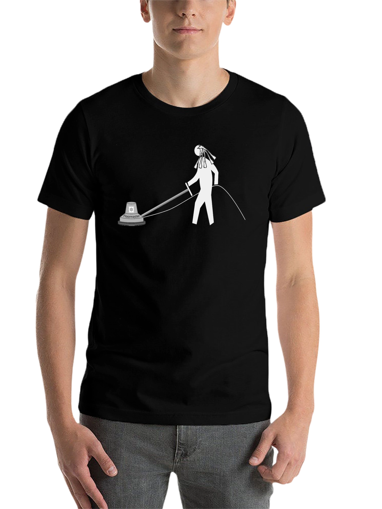 Black Floor Master Graphic Tee - Quirky & Comfortable view 7