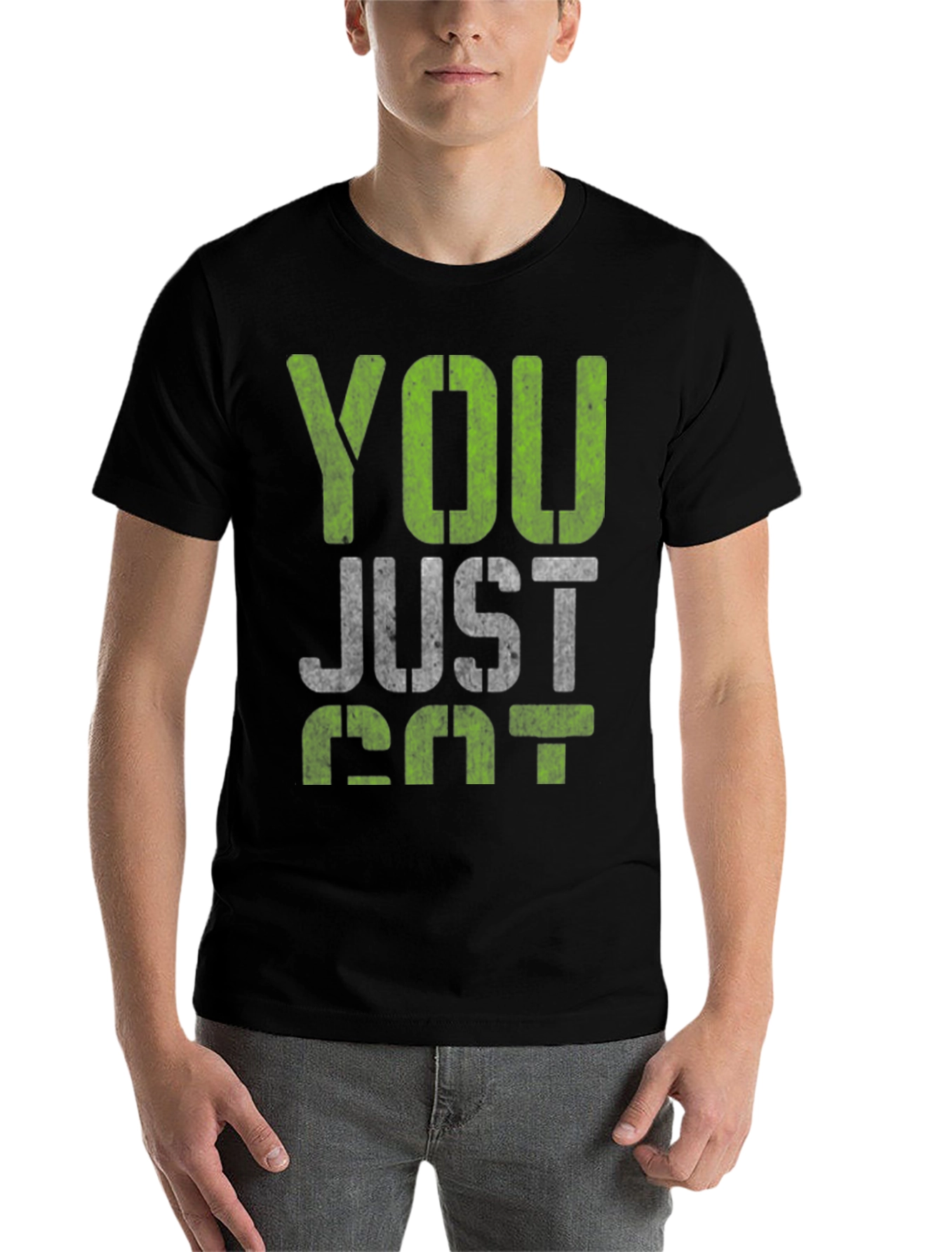 Black You Just Got Served - Funny Graphic Tee view 7