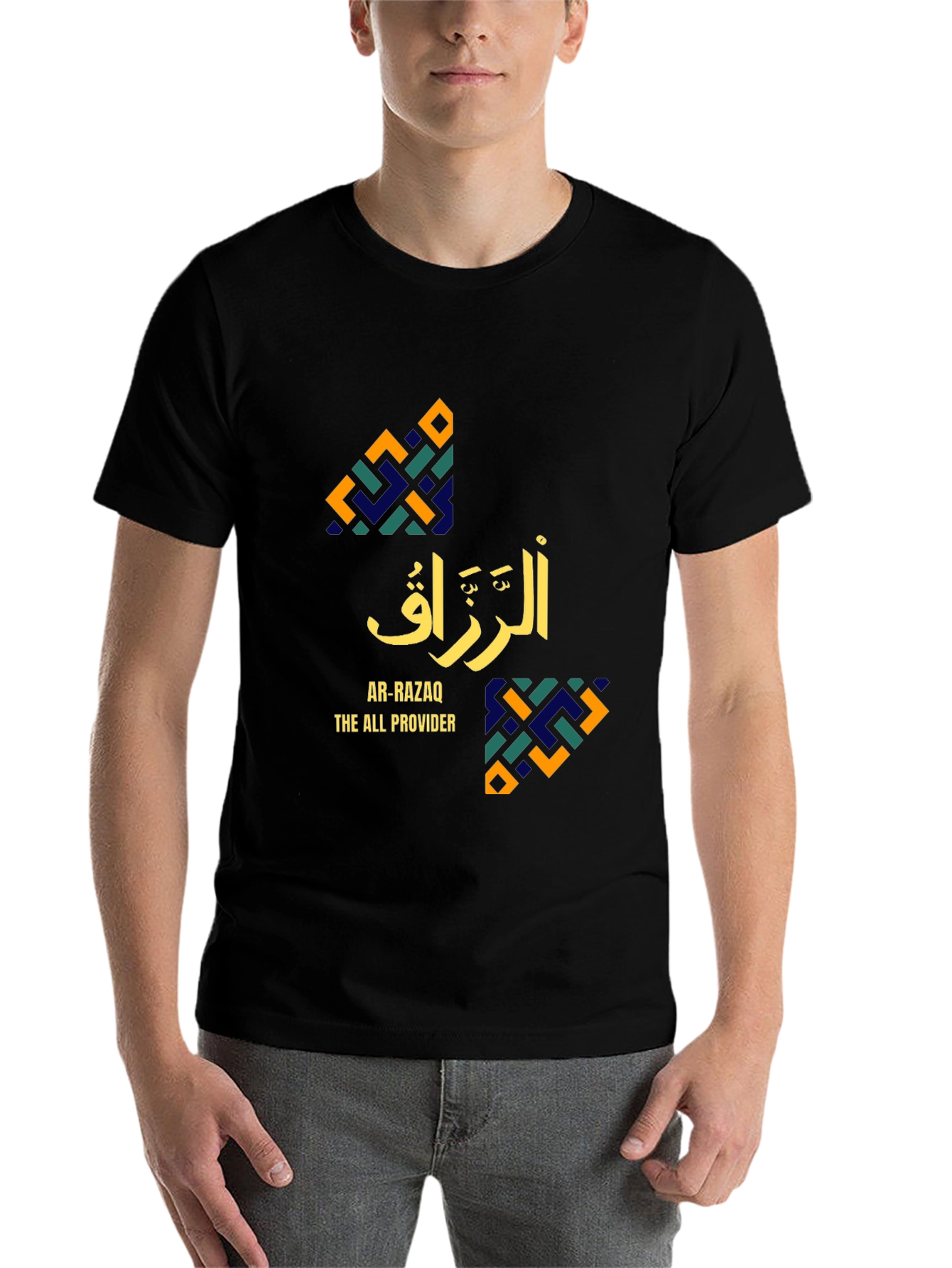 Black Ar-Razaq The All Provider Graphic T-Shirt view 7