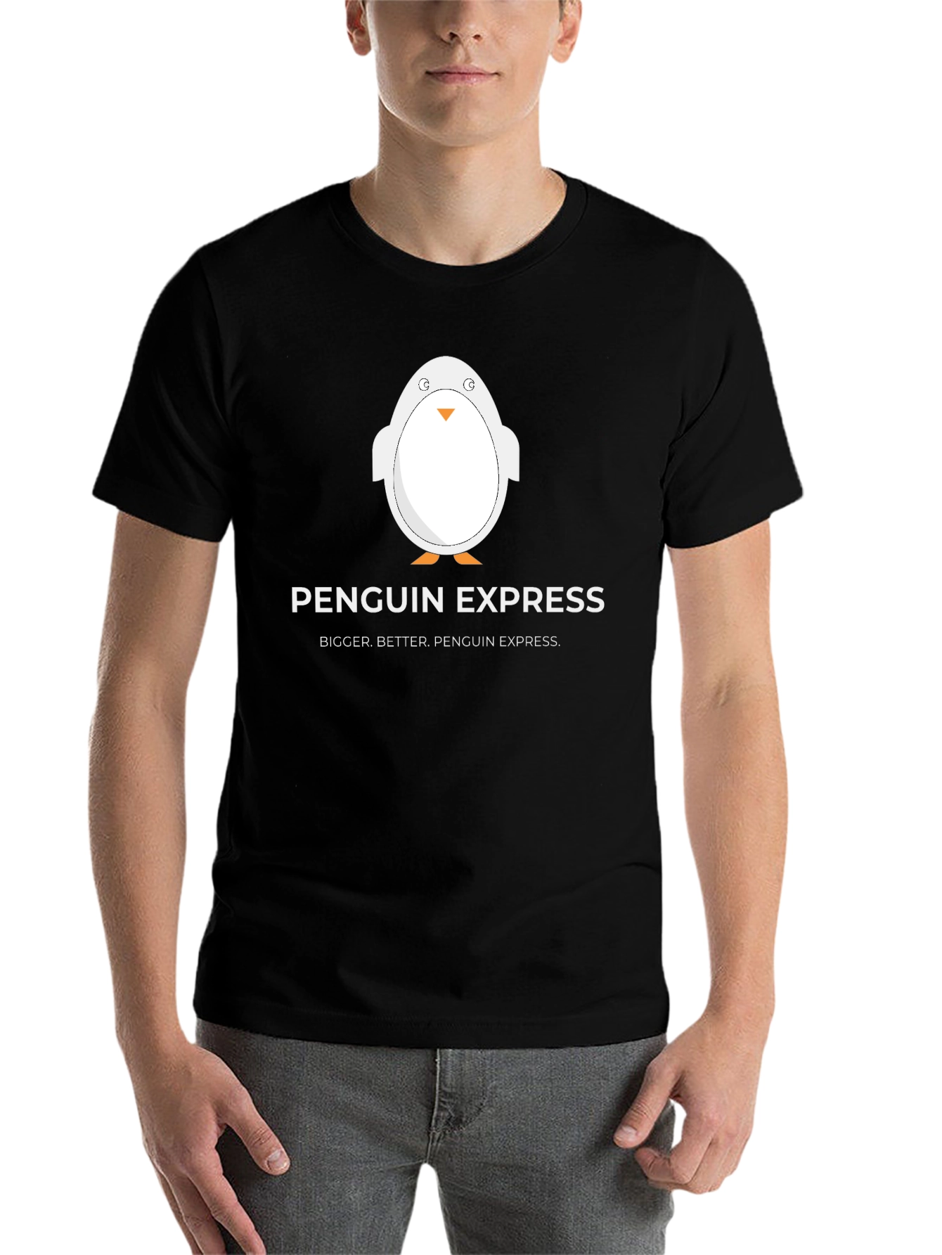 Black Penguin Express Graphic T-Shirt - Bigger, Better view 7