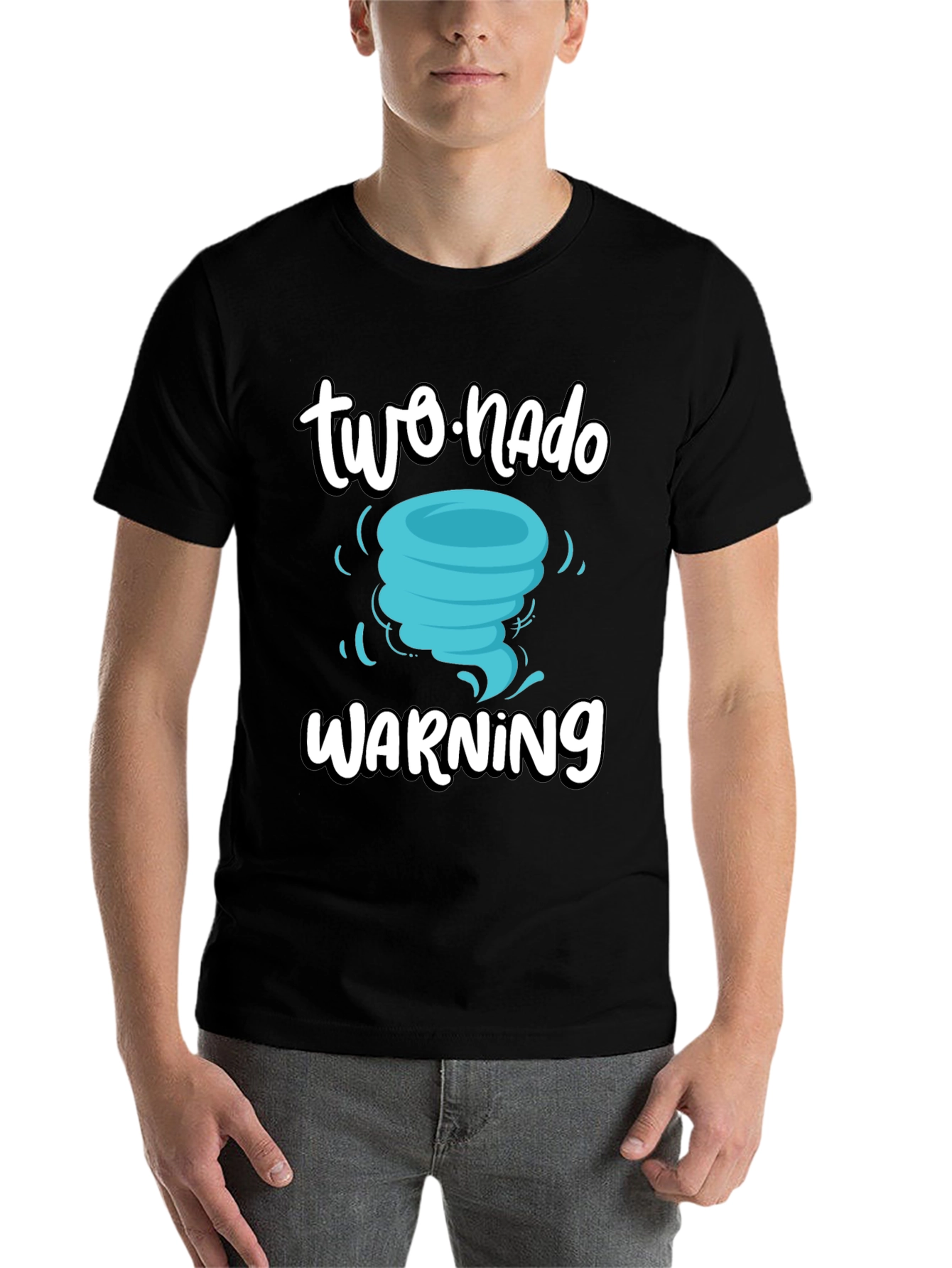 Black Two-nado Warning T-Shirt view 7