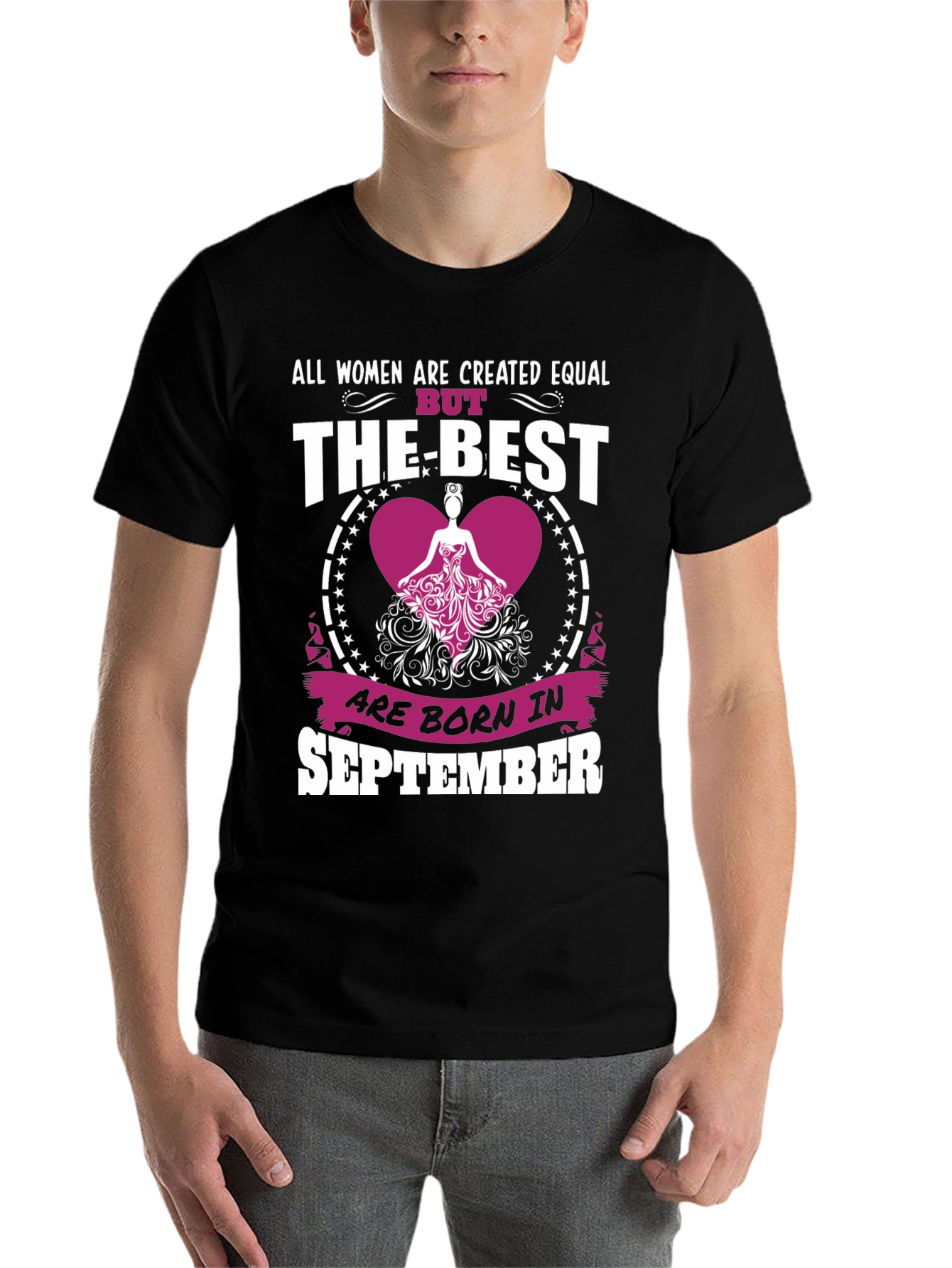 Black Women Created Equal September Birthday T-Shirt view 7