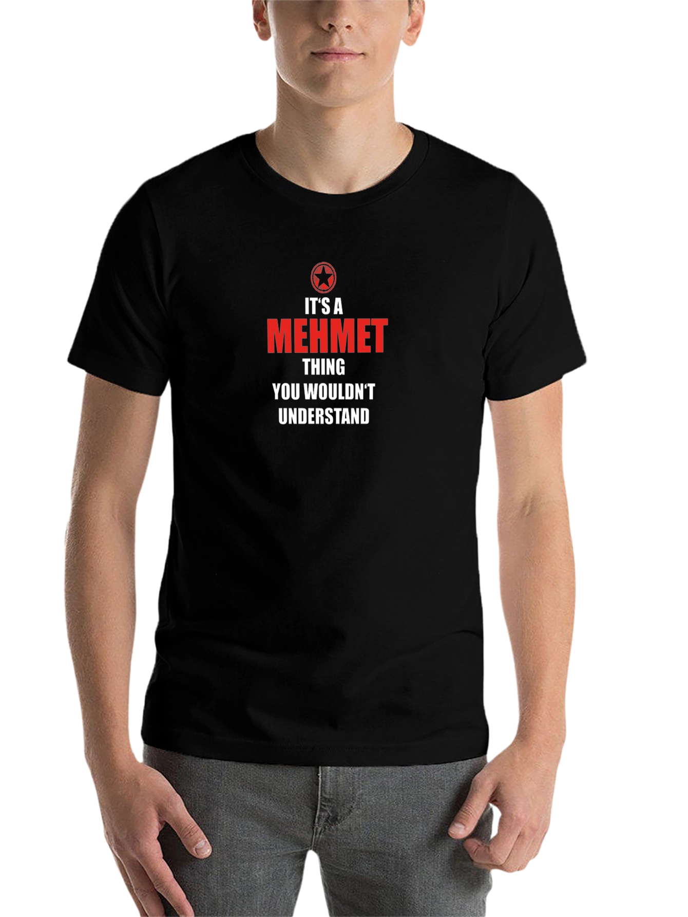 Black It's A Mehmet Thing T-Shirt view 7